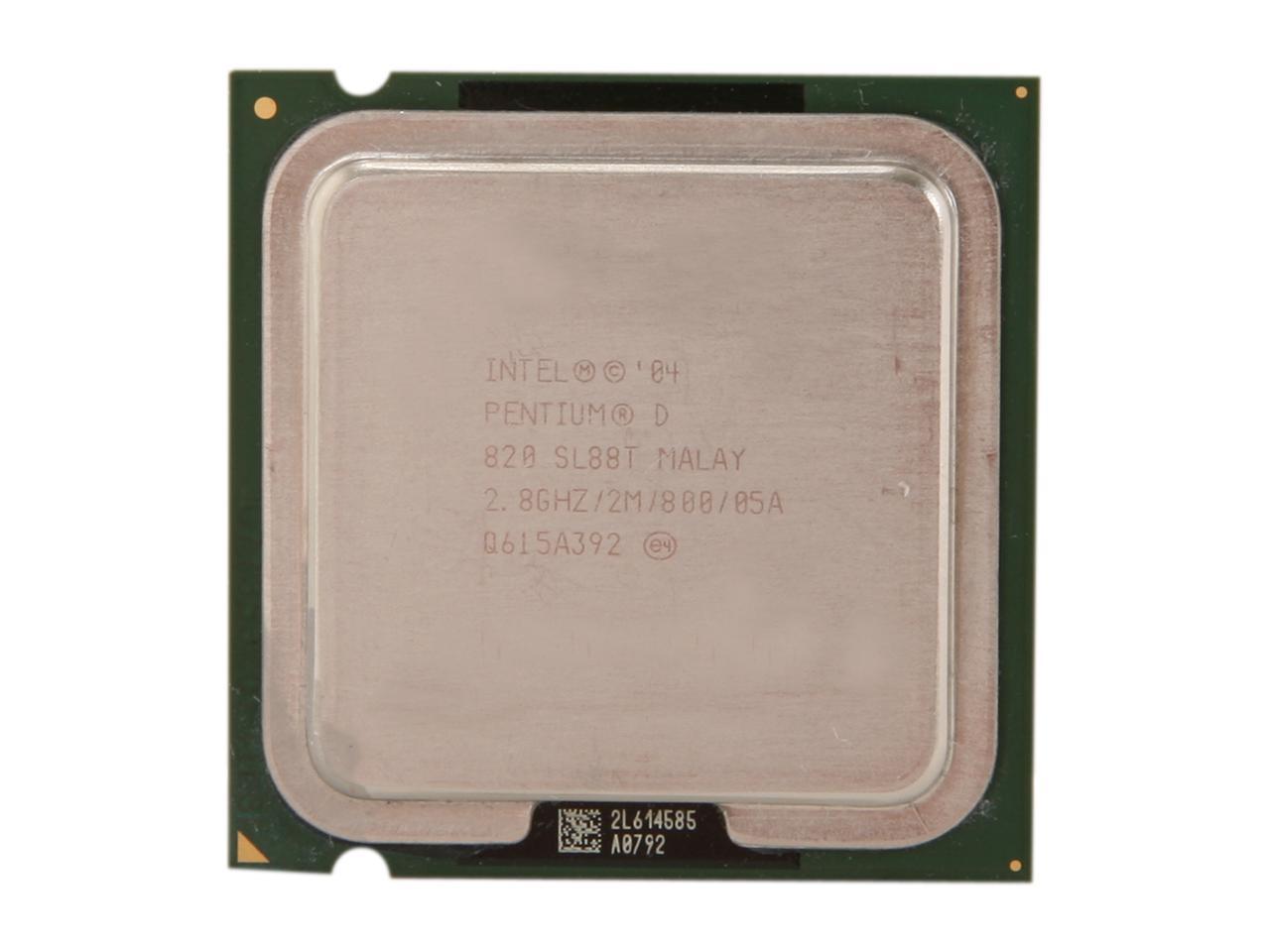 Intel pentium d 820 разгон