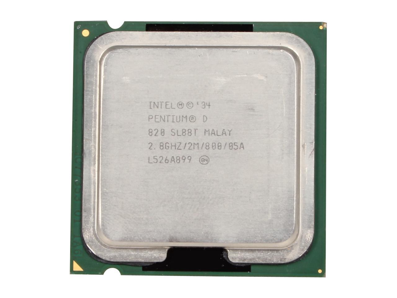 Intel pentium d 820 обзор