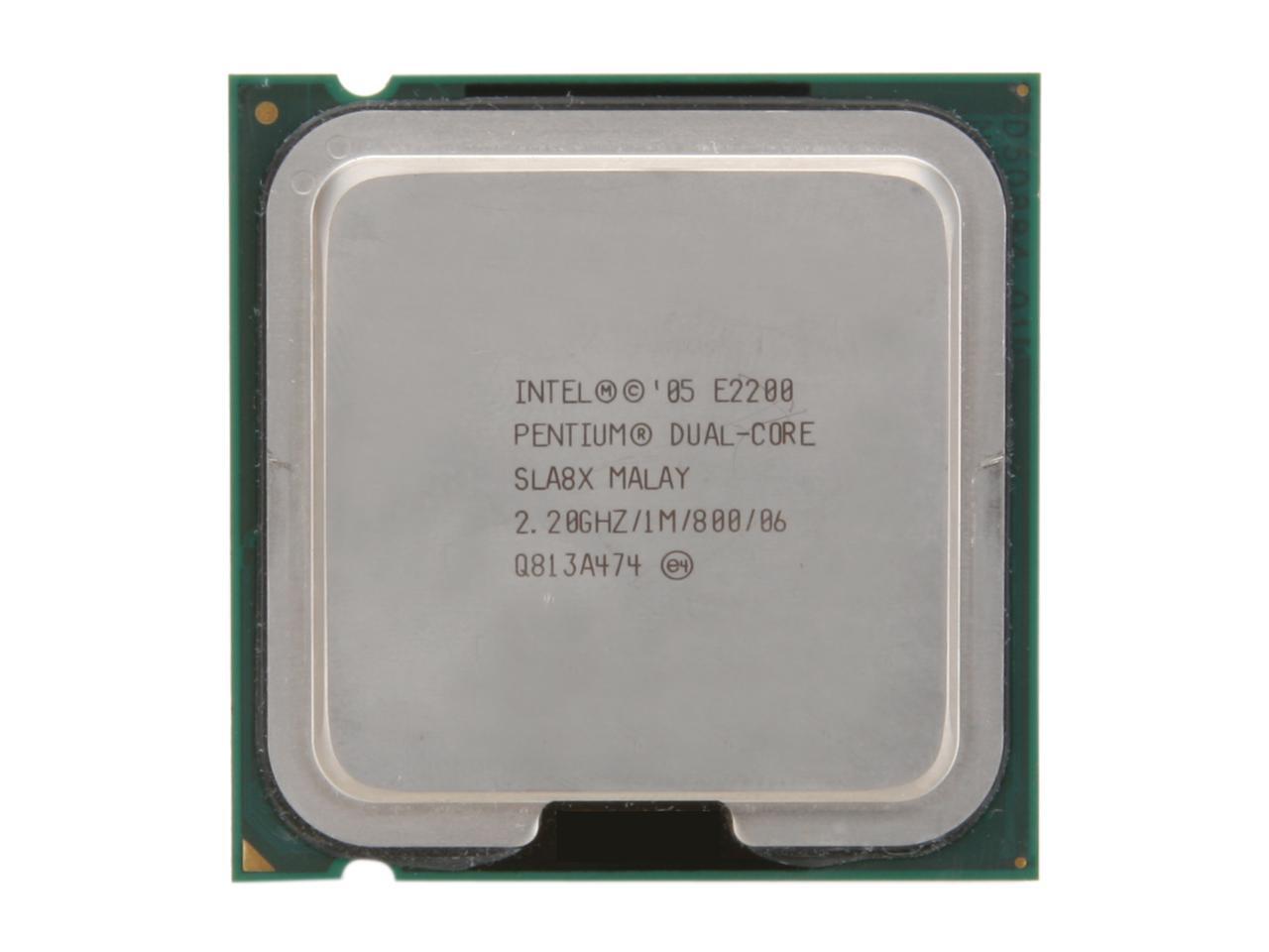 Refurbished: Intel Pentium E2200 - Pentium Conroe Dual-Core 2.2 GHz LGA ...