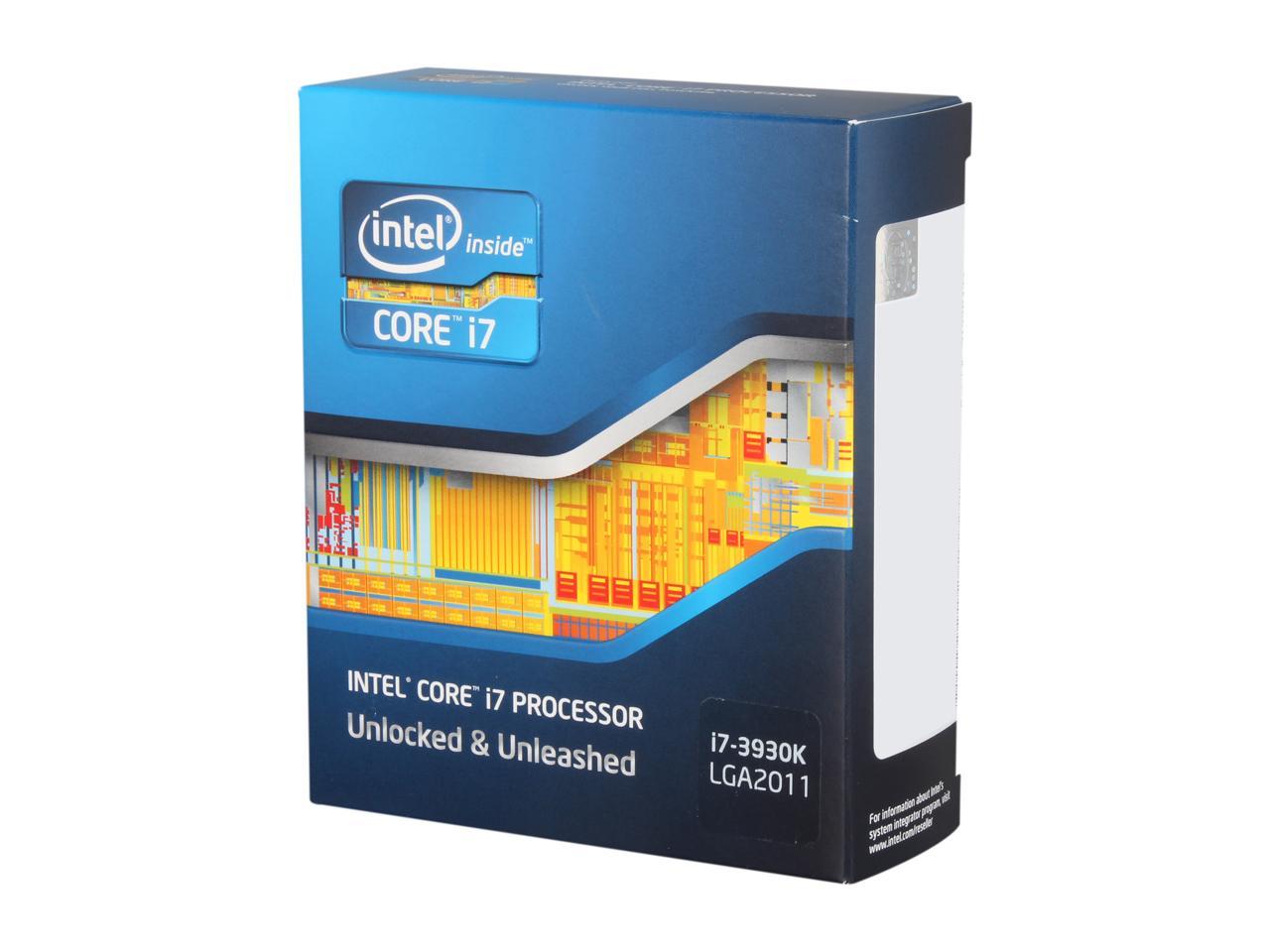 Intel Core i7-3930K - Core i7 3rd Gen Sandy Bridge-E 6-Core 3.2GHz (3.8GHz  Turbo) LGA 2011 130W Desktop Processor - BX80619i73930K - Newegg.com