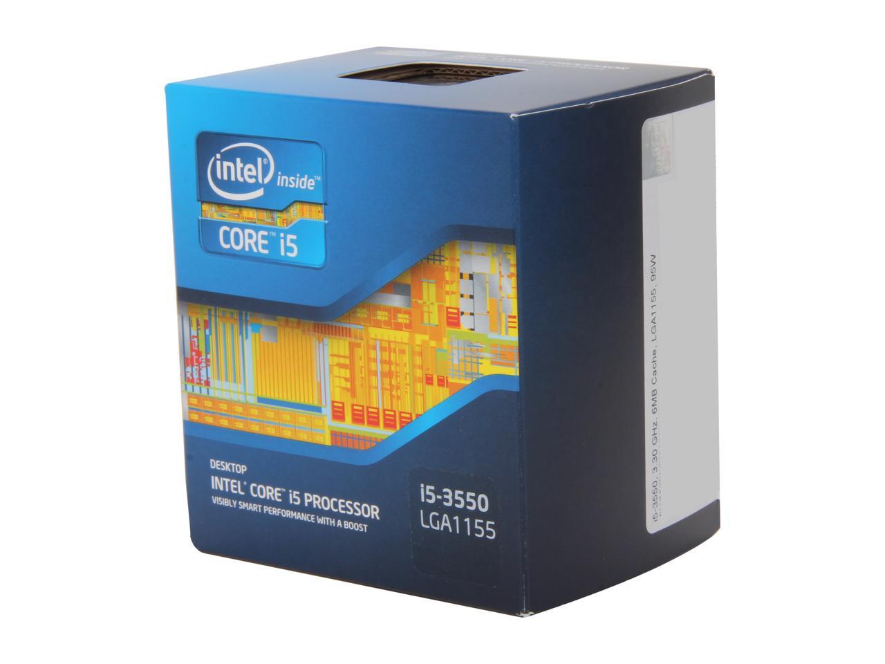 bron donderdag expositie Intel Core i5-3550 - Core i5 3rd Gen Ivy Bridge Quad-Core 3.3GHz (3.7GHz  Turbo) LGA 1155 77W Intel HD Graphics 2500 Desktop Processor -  BX80637I53550 - Newegg.com