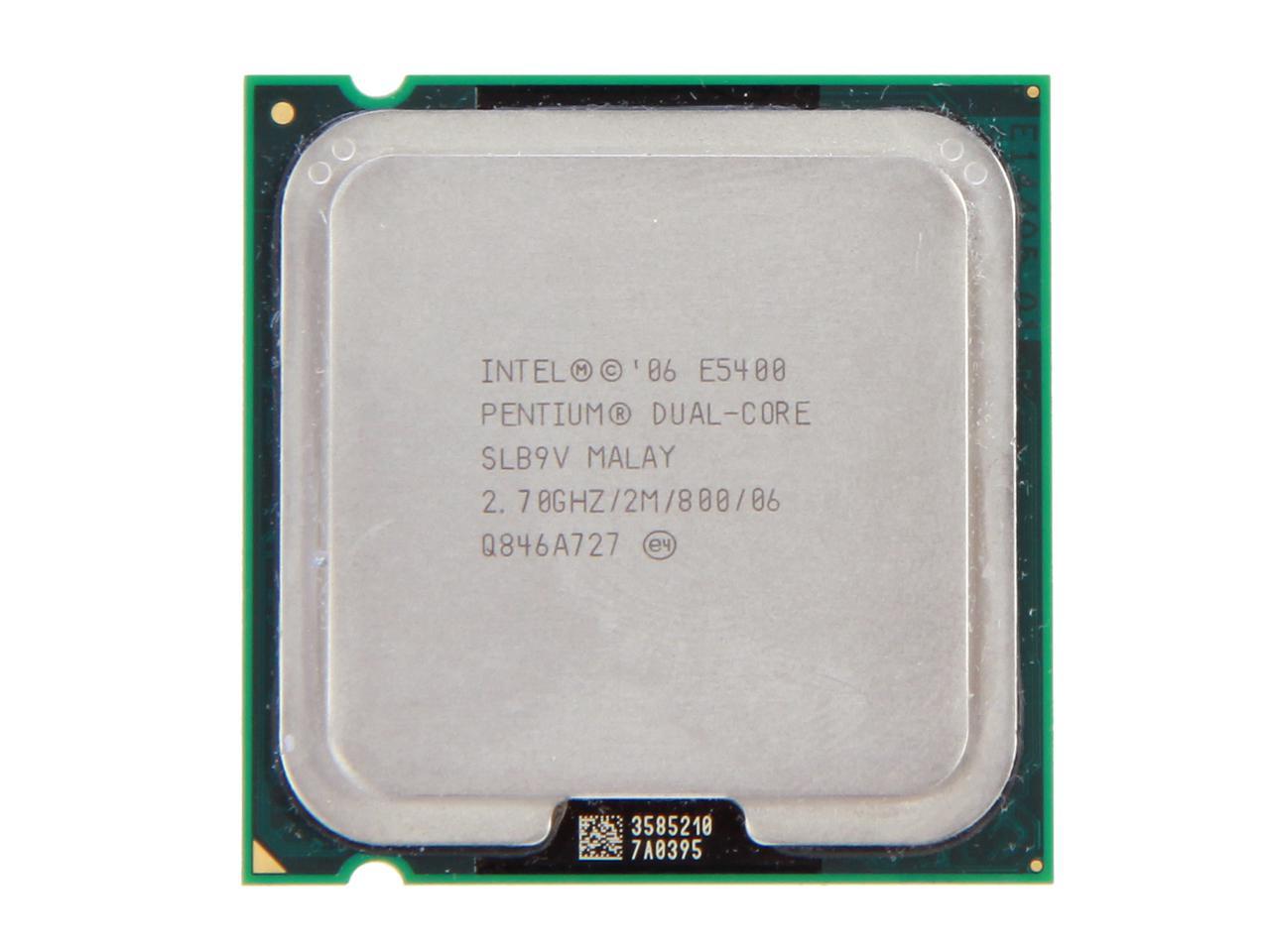 Onderbreking Soeverein Democratie Refurbished: Intel Pentium Dual-Core E5400 - Pentium Wolfdale Dual-Core 2.7  GHz LGA 775 65W Desktop Processor - SLB9V - Newegg.com