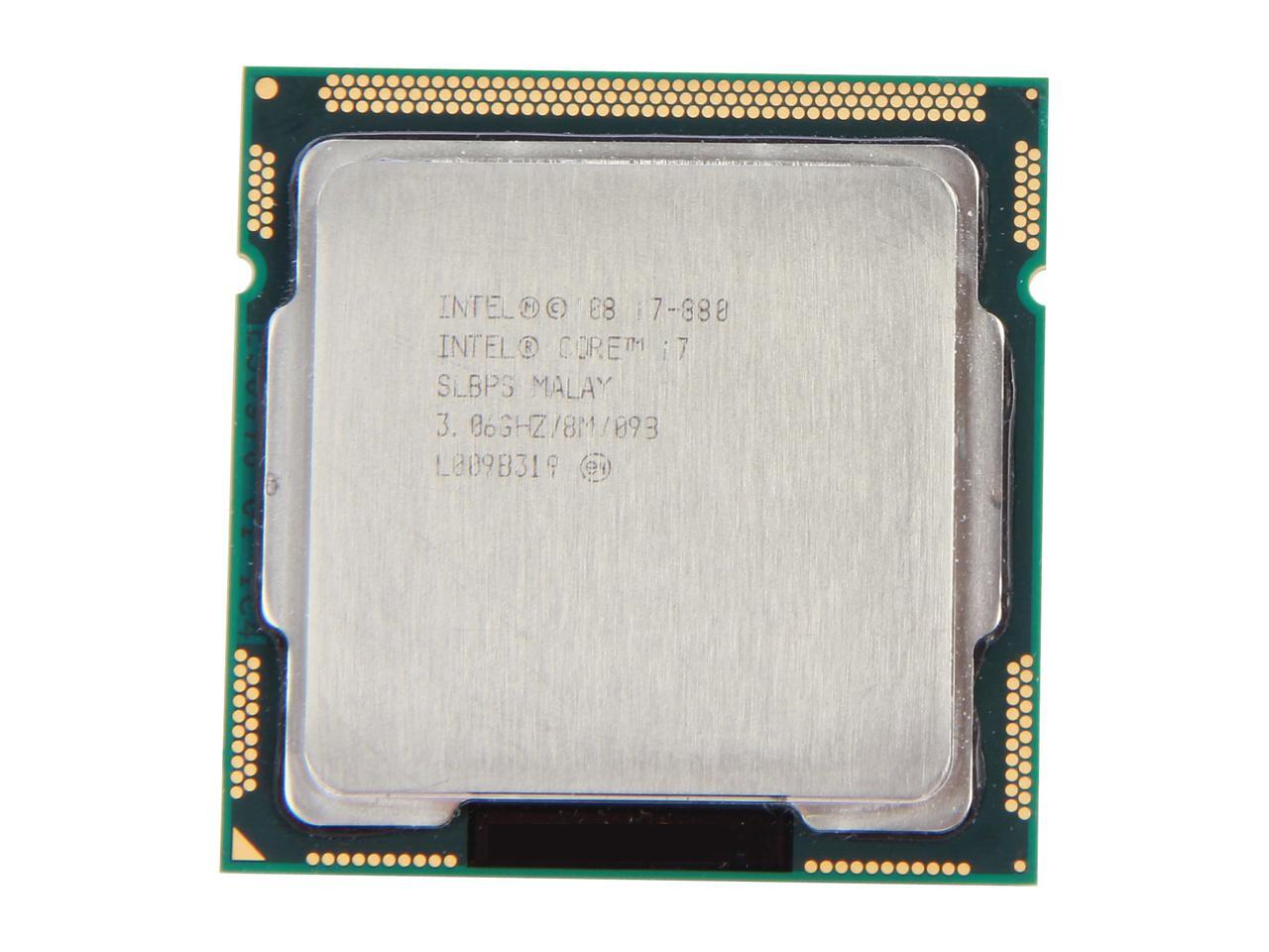 Refurbished: Intel Core i7-880 - Core i7 Lynnfield Quad-Core 3.06GHz (3 ...