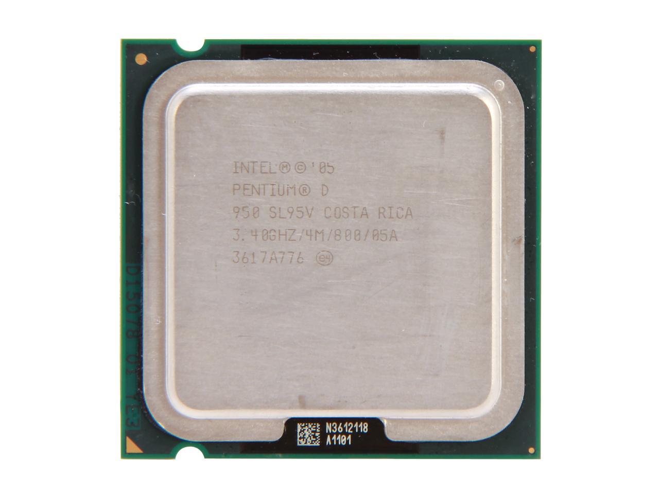 Succesvol bros Armstrong Refurbished: Intel Pentium D 950 - Pentium D Presler Dual-Core 3.4 GHz LGA  775 Desktop Processor - SL95V - Newegg.com