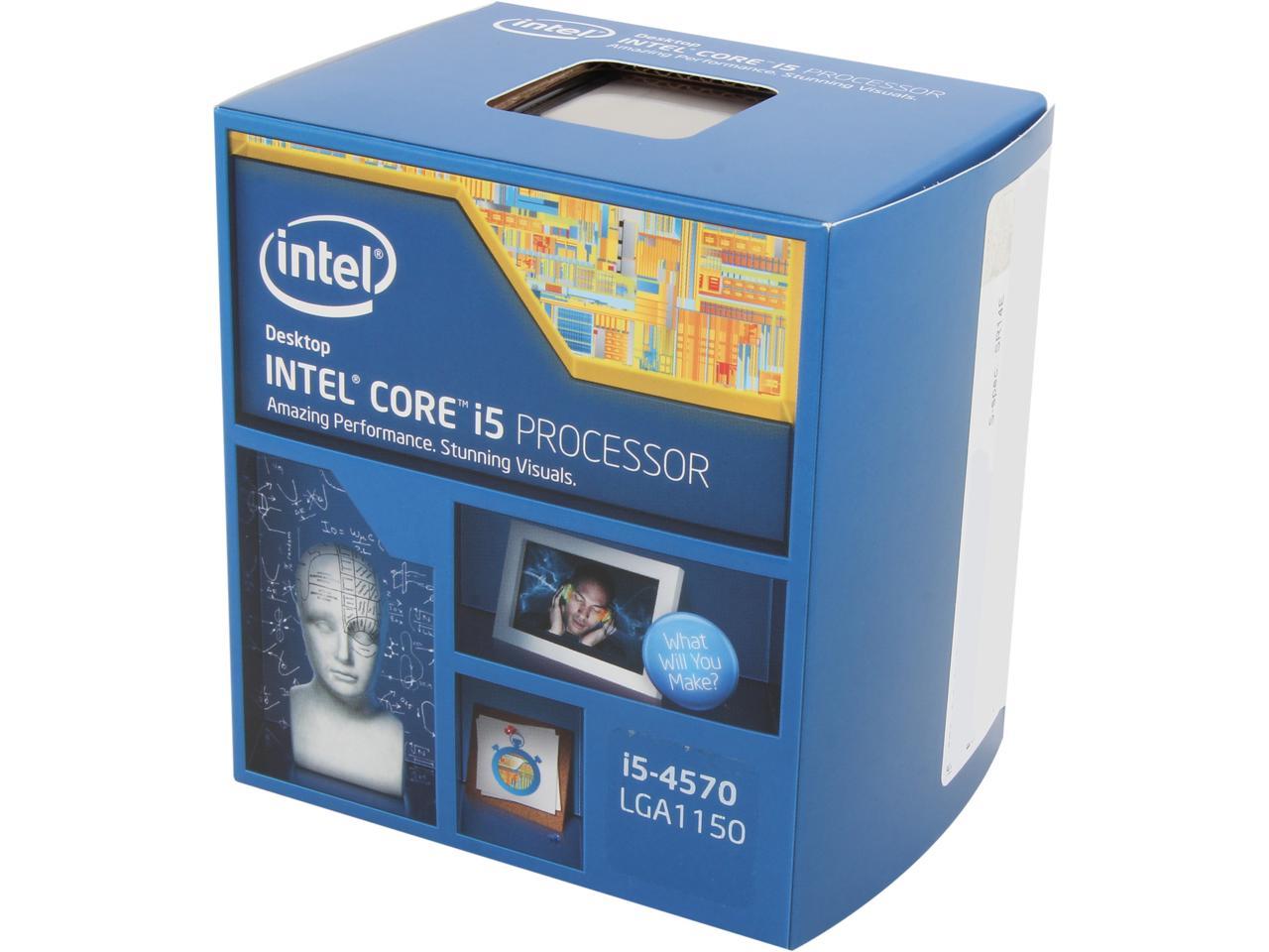 Intel Core I5 4570 Core I5 4th Gen Haswell Quad Core 3 2 Ghz Lga 1150 84w Intel Hd Graphics Desktop Processor Bxi Newegg Com
