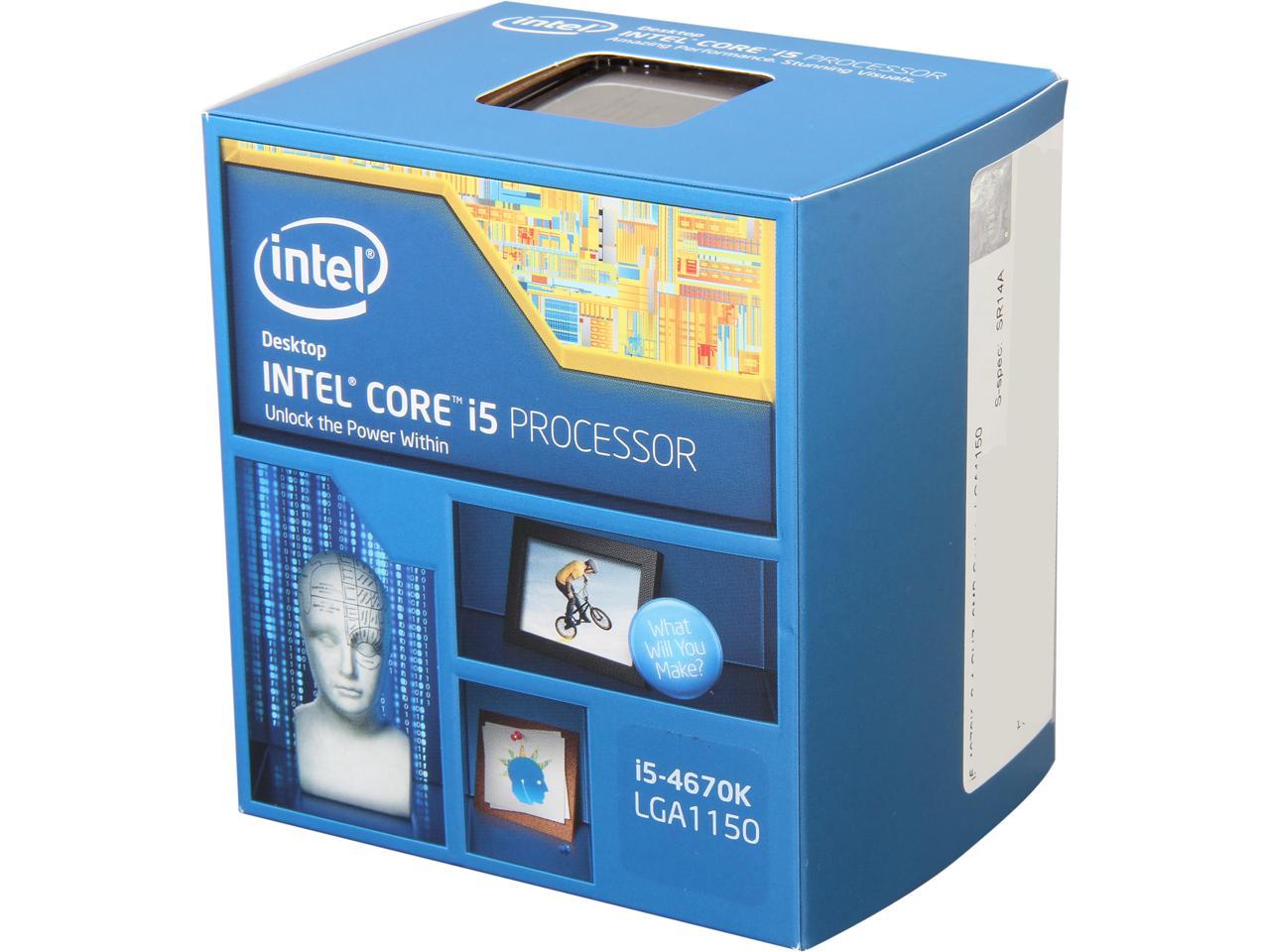 balans kans Dhr Intel Core i5-4670K 3.4 GHz LGA 1150 Desktop Processor - Newegg.com
