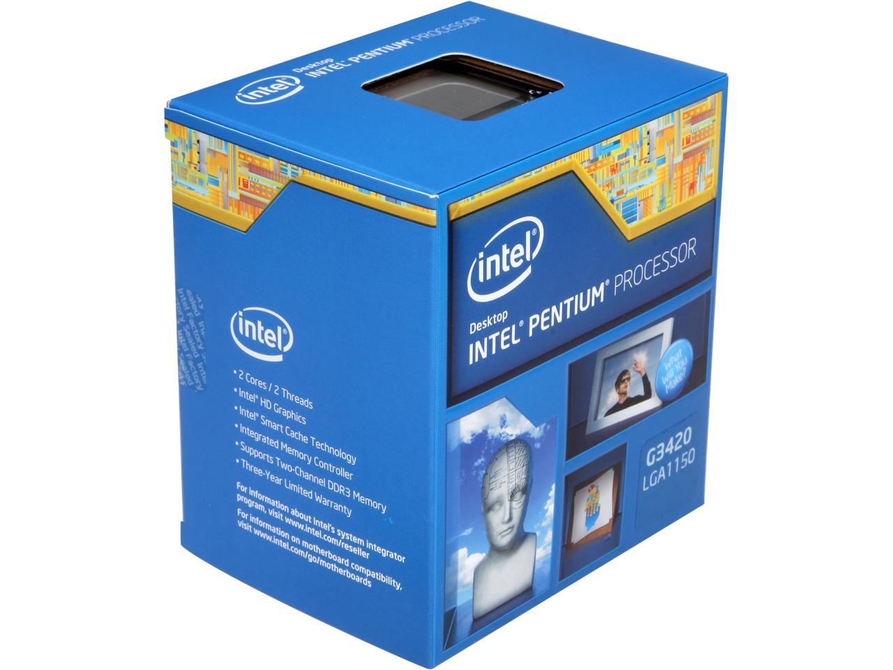 Regulatie Toepassen Manier Intel Pentium G3420 - Pentium Dual-Core Haswell Dual-Core 3.2 GHz LGA 1150  54W Intel HD Graphics Desktop Processor - BX80646G3420 - Newegg.com