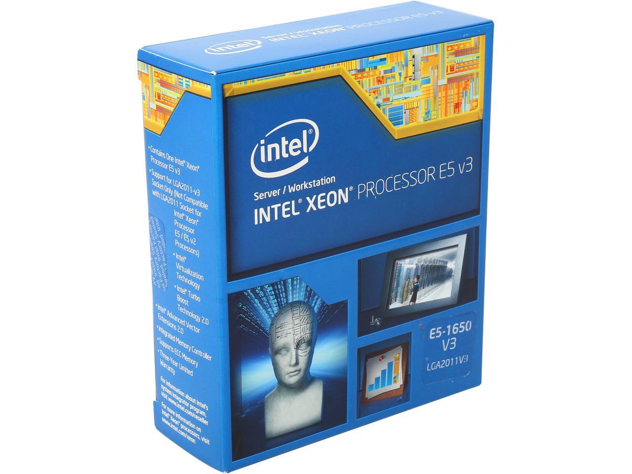 Used - Like New: Intel Xeon E5-1600 V3 3.5 GHz LGA 2011-3 140W