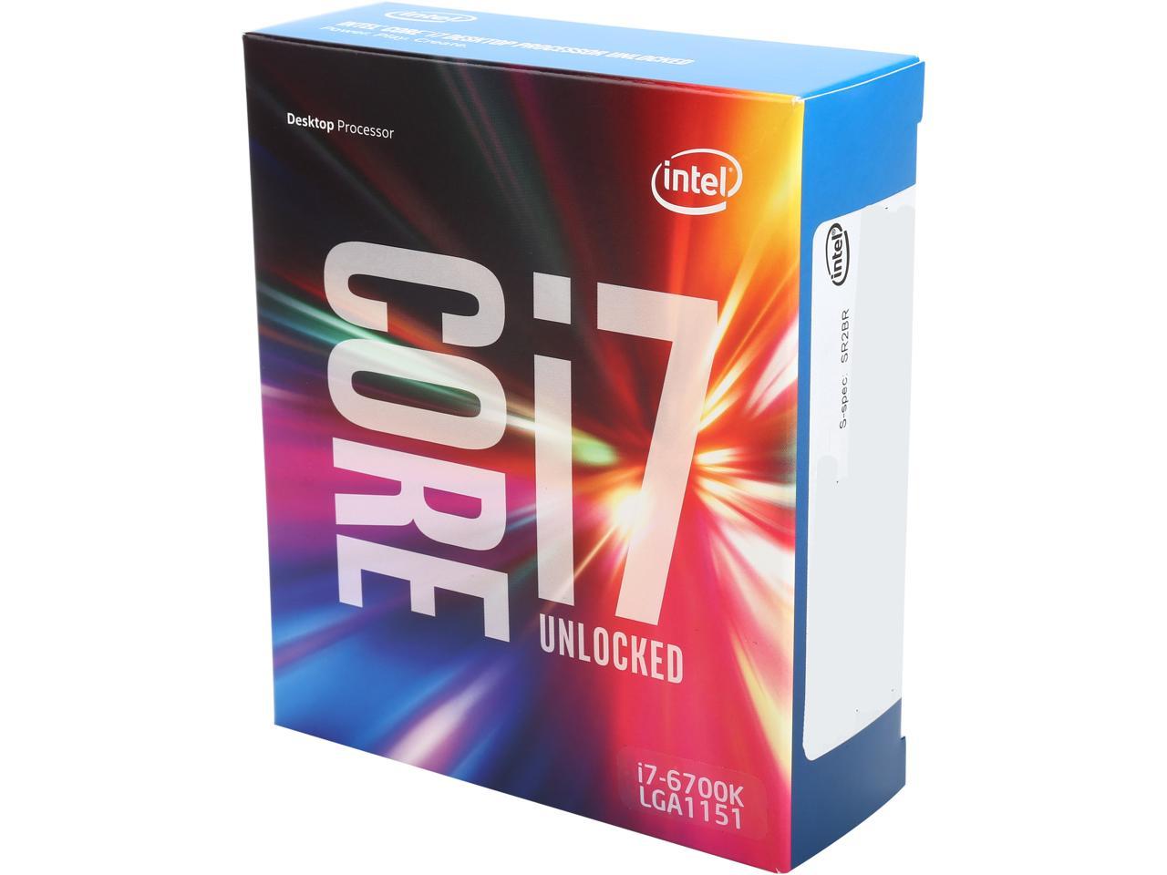 Intel Core i7-6700K 8M 4.0 GHz LGA 1151 Desktop Processor - Newegg.com