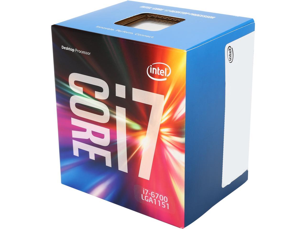 PC/タブレット PCパーツ Intel Core i7 6th Gen - Core i7-6700 Skylake Quad-Core 3.4 GHz LGA 1151 65W  BX80662I76700 Desktop Processor