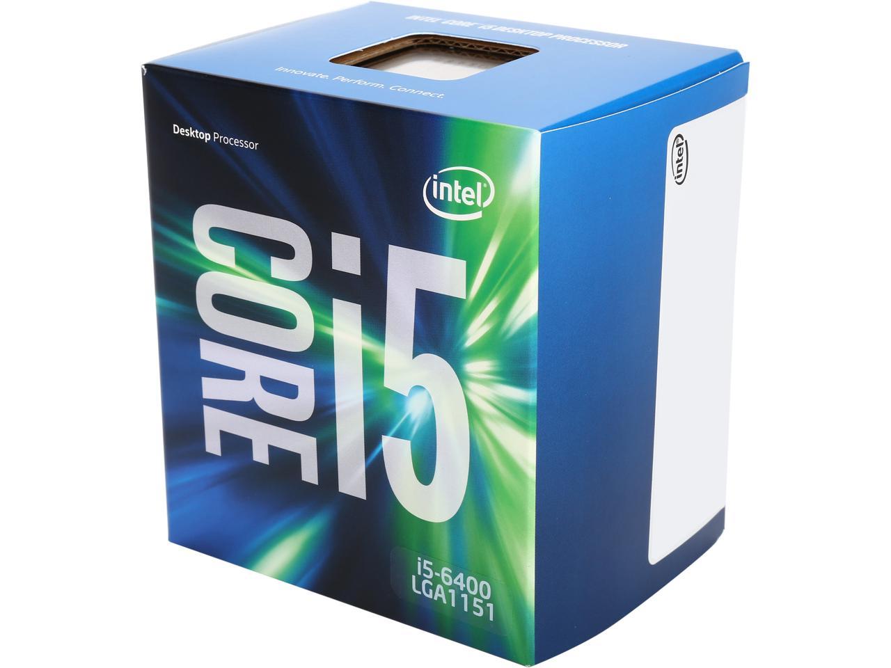 Intel Core I5 6400 2 7 Ghz Lga 1151 Bx80662i56400 Desktop Processor Newegg Com