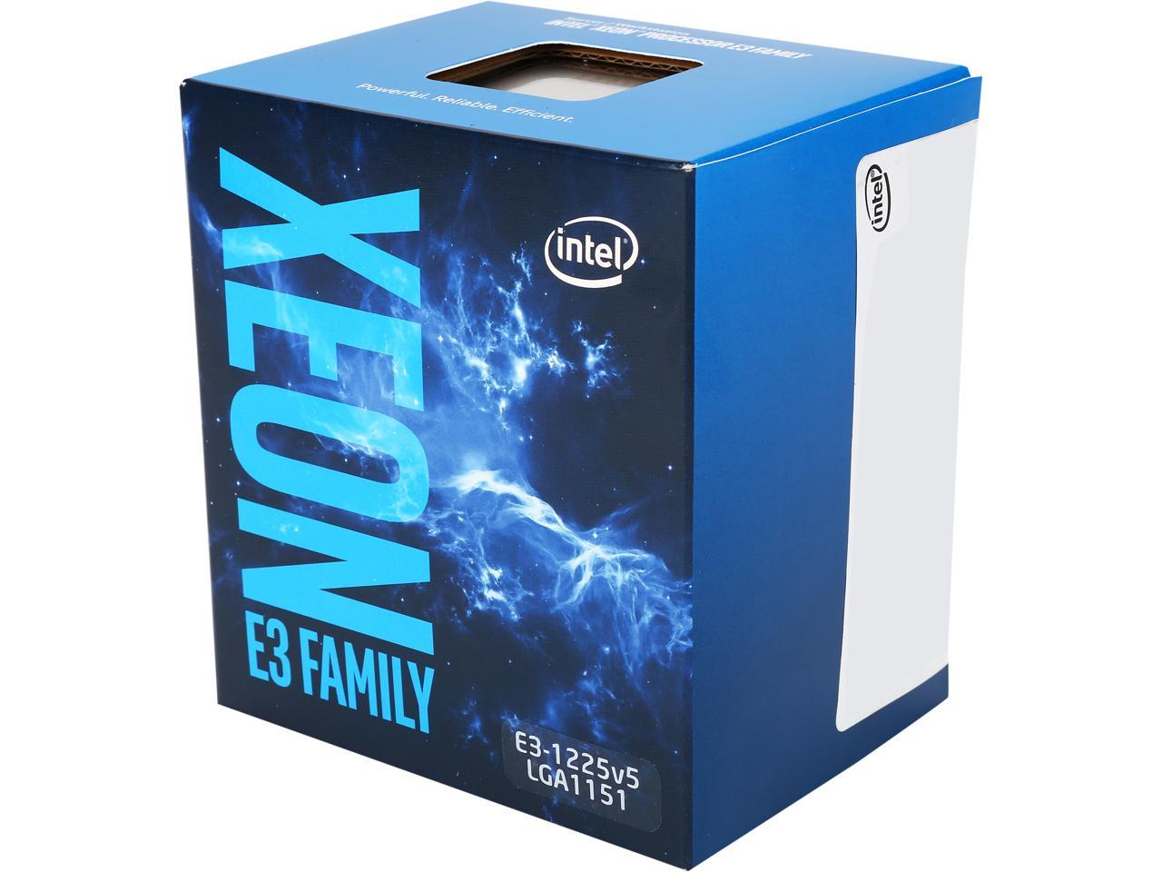 Intel Xeon E3-1225 V5 3.3 GHz LGA 1151 80W BX80662E31225V5 Server 