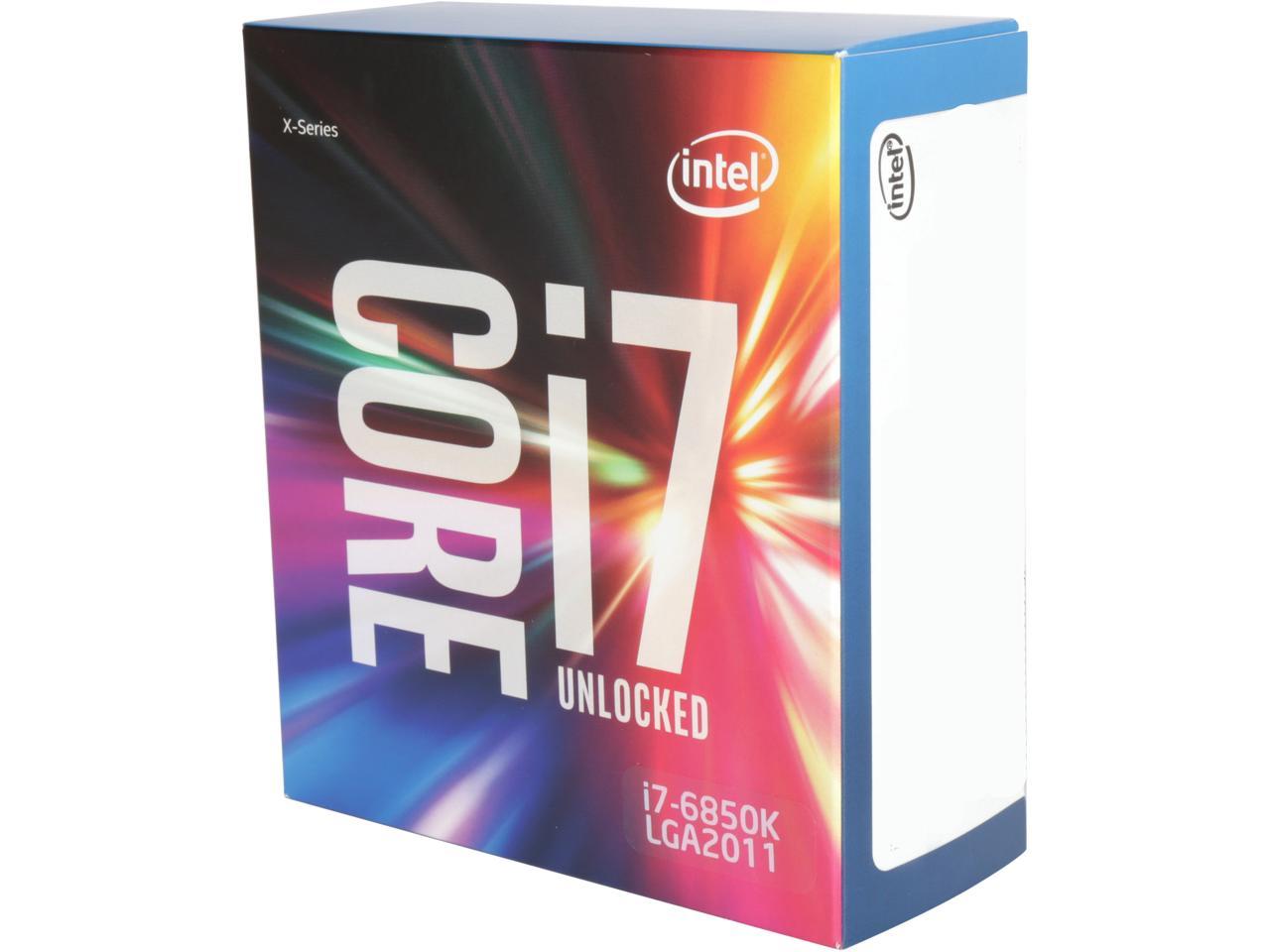 Intel Core i7 6th Gen - Core i7-6850K Broadwell-E 6-Core 3.6 GHz LGA  2011-V3 140W BX80671I76850K Desktop Processor