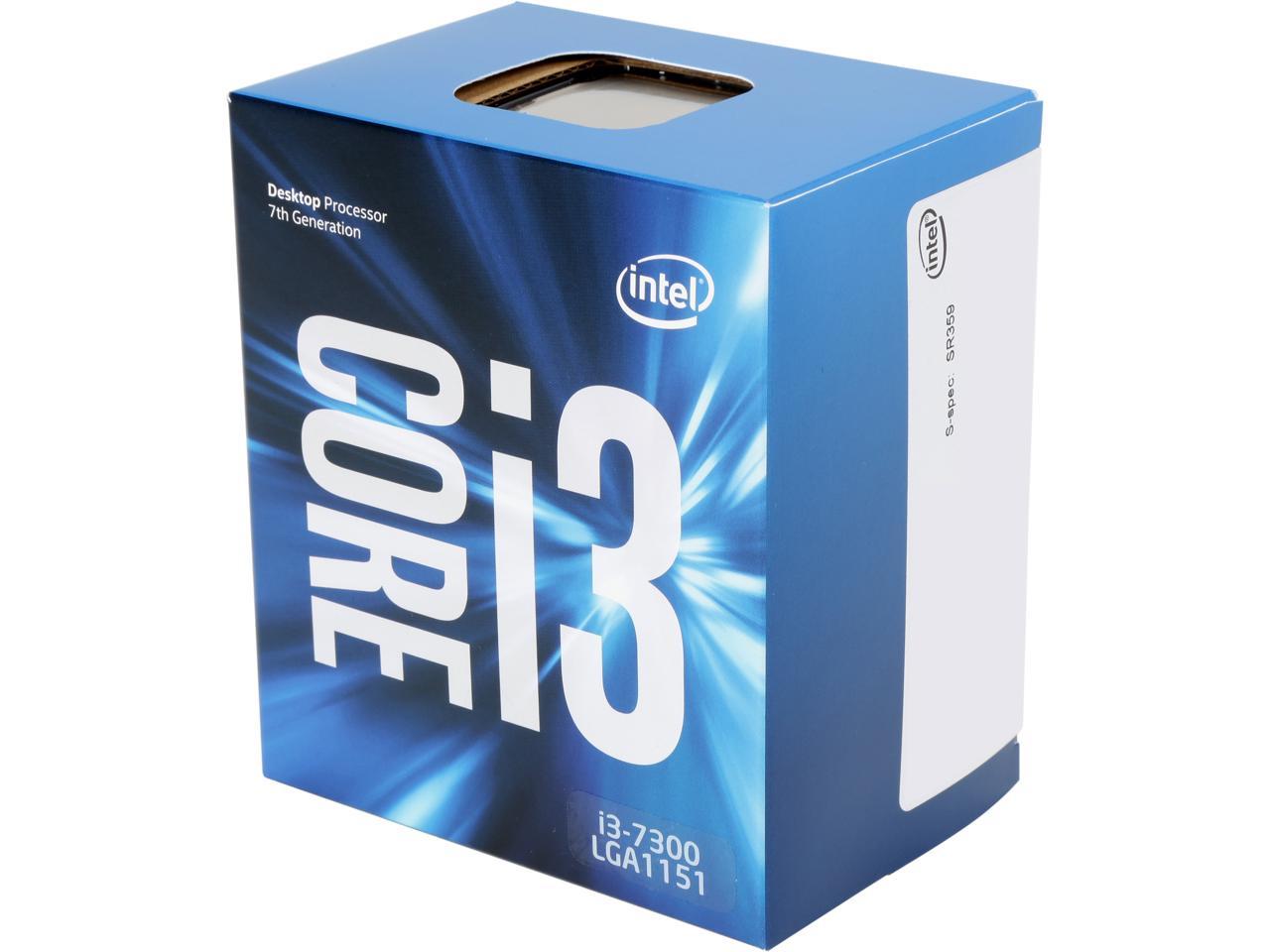 Intel Core I3 7300 Kaby Lake Dual Core 4 0 Ghz Lga 1151 51w Bxi Desktop Processor Intel Hd Graphics 630 Newegg Com