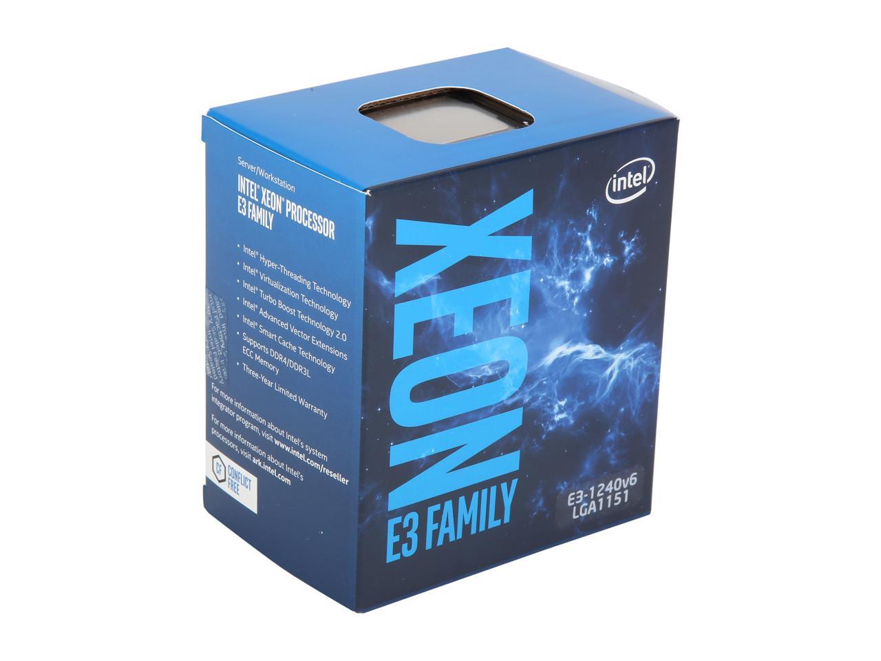 Intel Xeon E3 1240 V6 Kaby Lake 3 7 Ghz 4 1 Ghz Turbo Lga 1151 72w