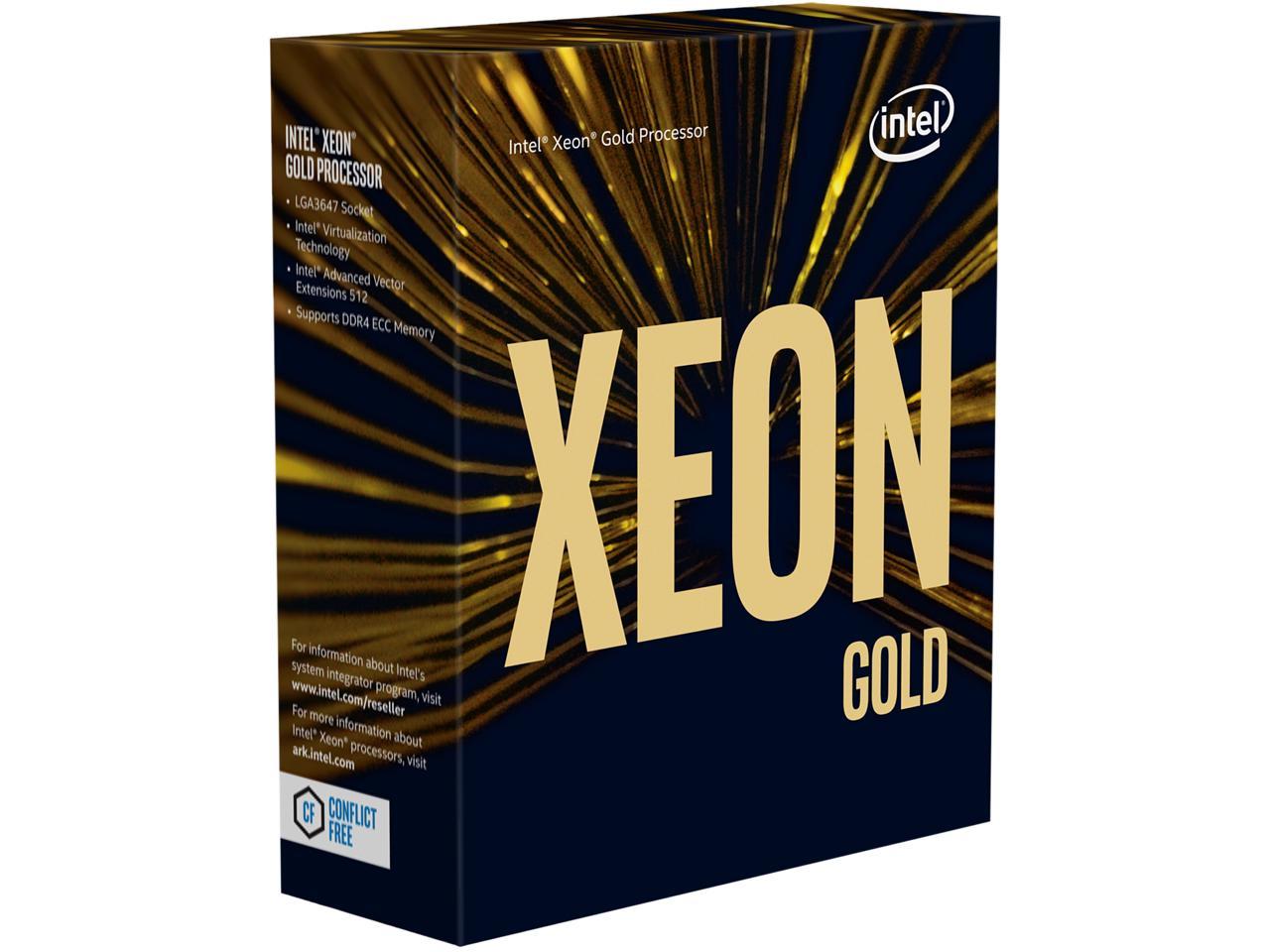 Intel Xeon Scalable Gold 6140 SkyLake 18-Core 2.3 GHz (3.7 GHz Turbo) LGA  3647 140W BX806736140 Server Processor