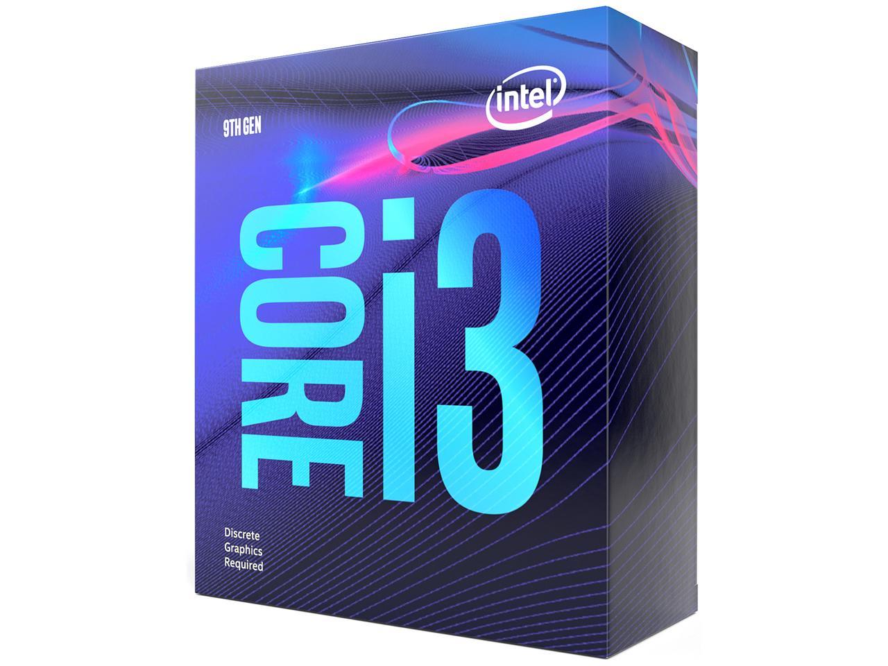 Intel Core i3 9th Gen - Core i3-9100F Coffee Lake 4-Core 3.6 GHz (4.2 GHz  Turbo) LGA 1151 (300 Series) 65W BX80684i39100F Desktop Processor Without  