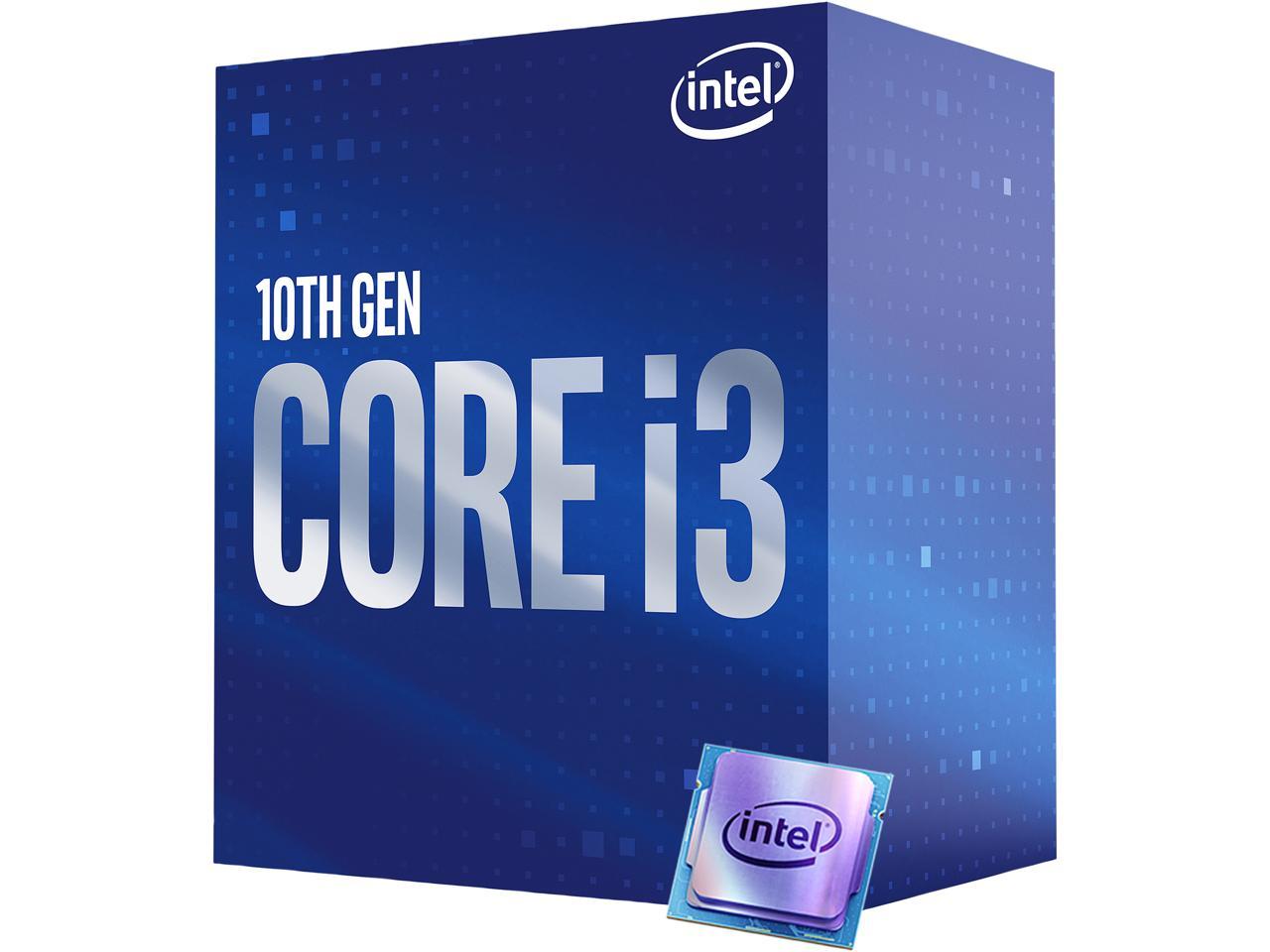 Intel Core i3-10100 Desktop Processor 4 cores And 8 threads Up to 4.30 GHz T 