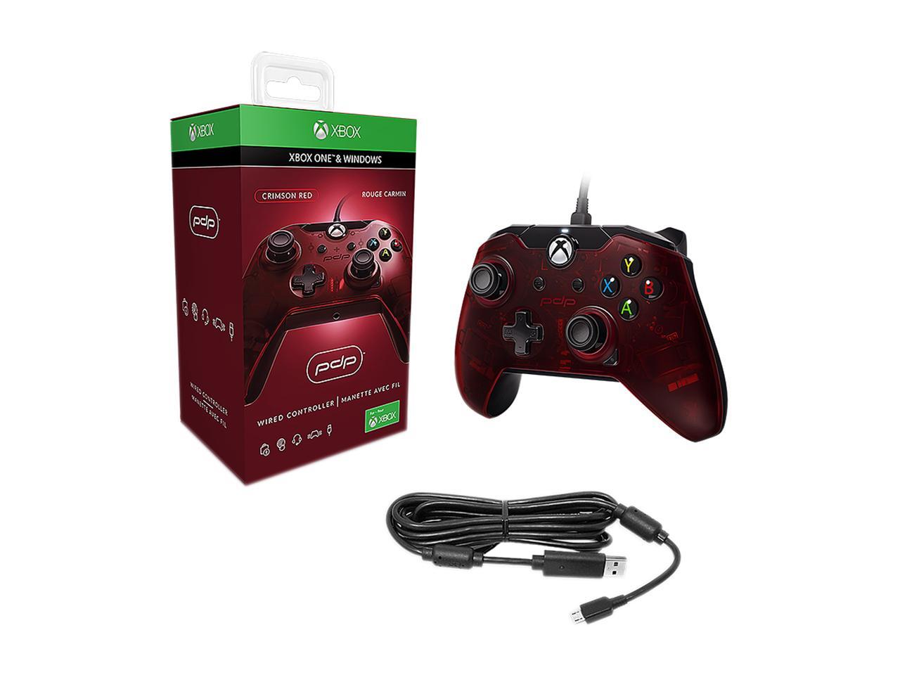 PDP 048082NARD Wired Controller For Xbox One & PC Red
