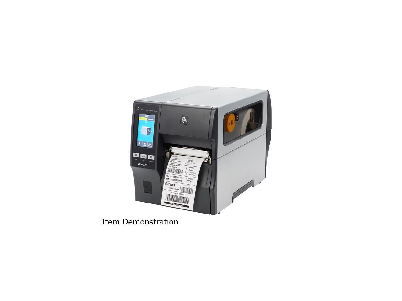 Zebra Zt411 Industrial Direct Thermalthermal Transfer Printer Label Print Ethernet Usb 7290