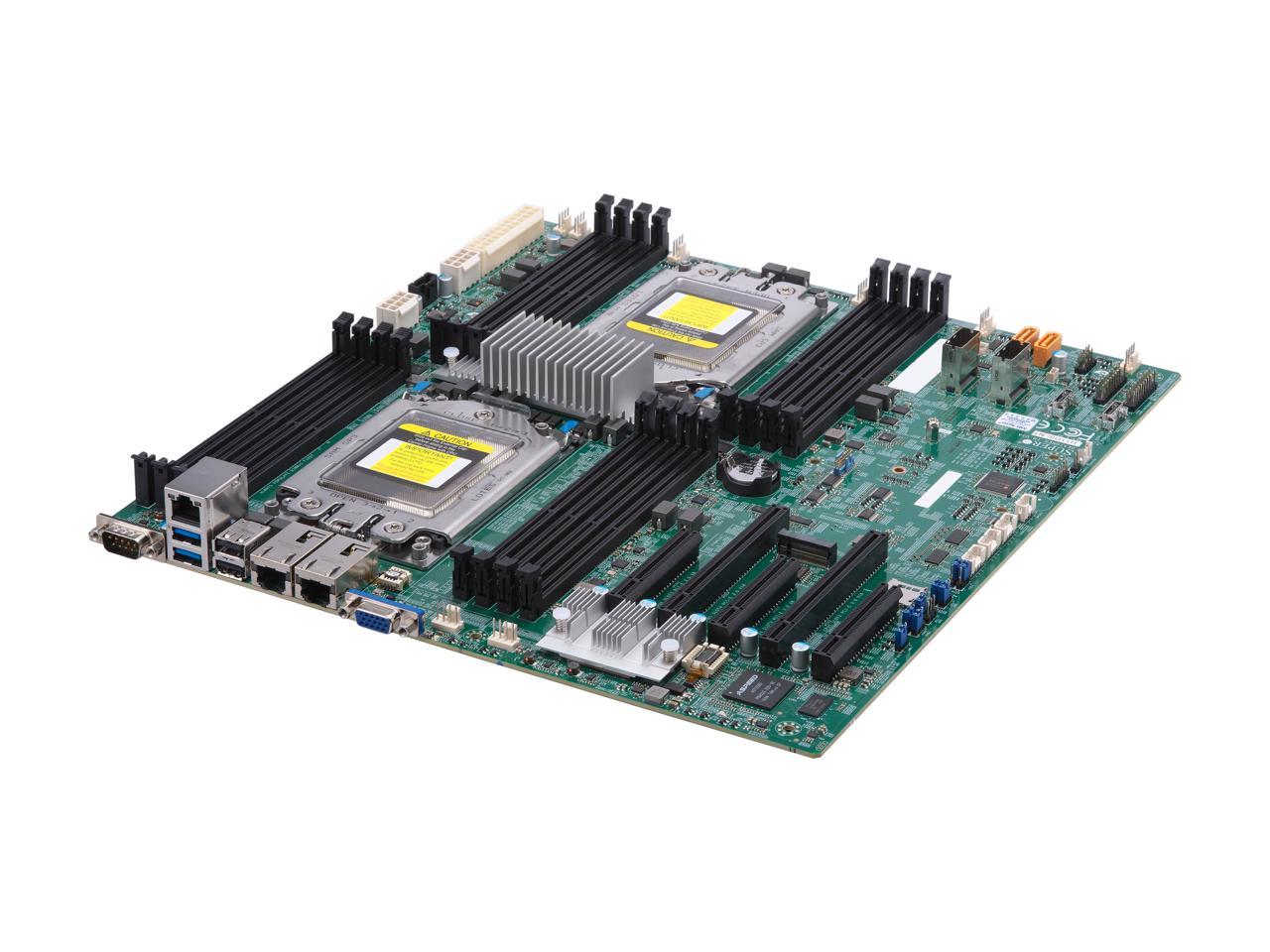 Supermicro Motherboard MBD-H11DSI-NT-O Dual AMD EPYC 7000-series SP3 SoC  PCIe