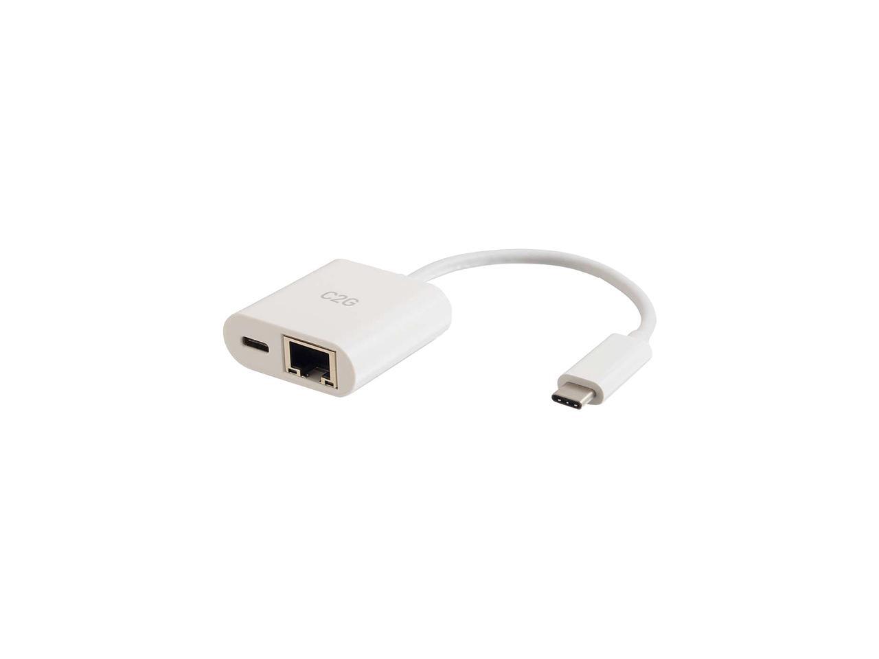 C2g Usb C Adapter With Power White Newegg.ca