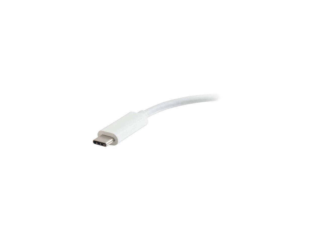 C2g Usb C Adapter With Power White