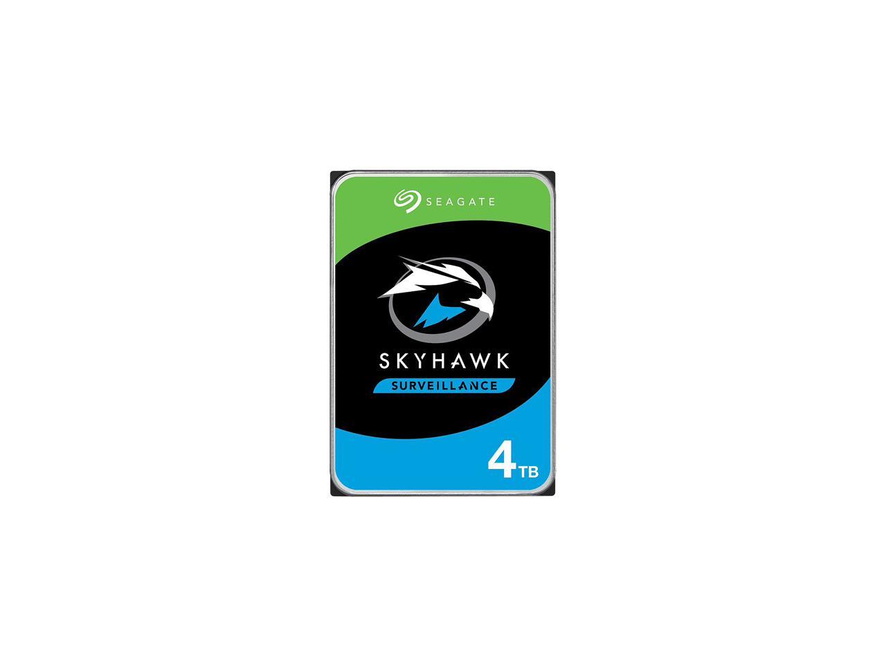 Seagate SkyHawk 4TB Surveillance Hard Drive 256MB Cache SATA 6.0Gb/s ...