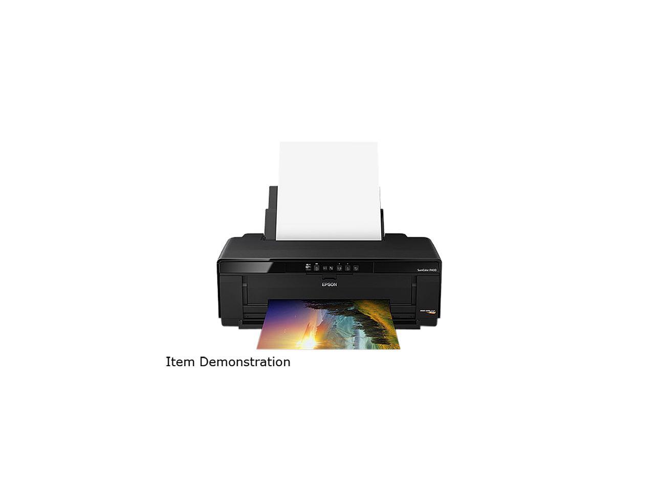 Epson Surecolor P400 C11ce85201 Wirelessusb Color Inkjet Printer 3107