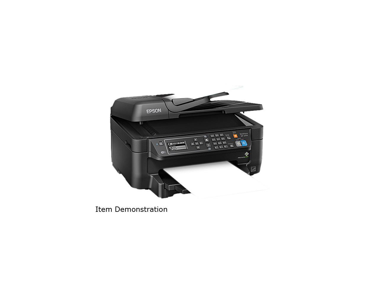 Epson Wf2750 Workforce All In One Wireless Color Printercopierscannerfax Neweggca 6999