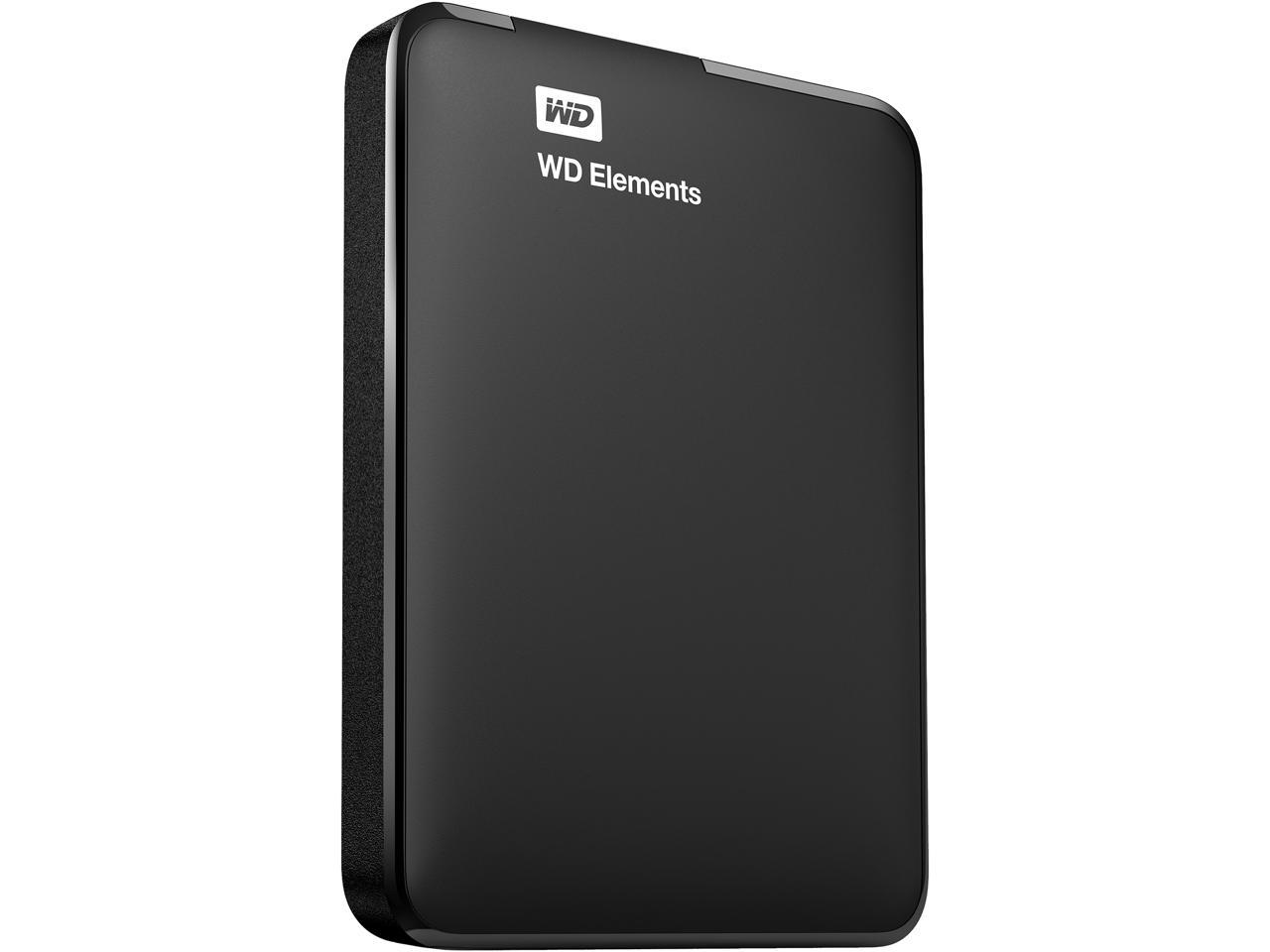 WD Elements 1TB USB 3.0 External Portable Hard Drive HDD WDBUZG0010BBK WIN 8 MAC 