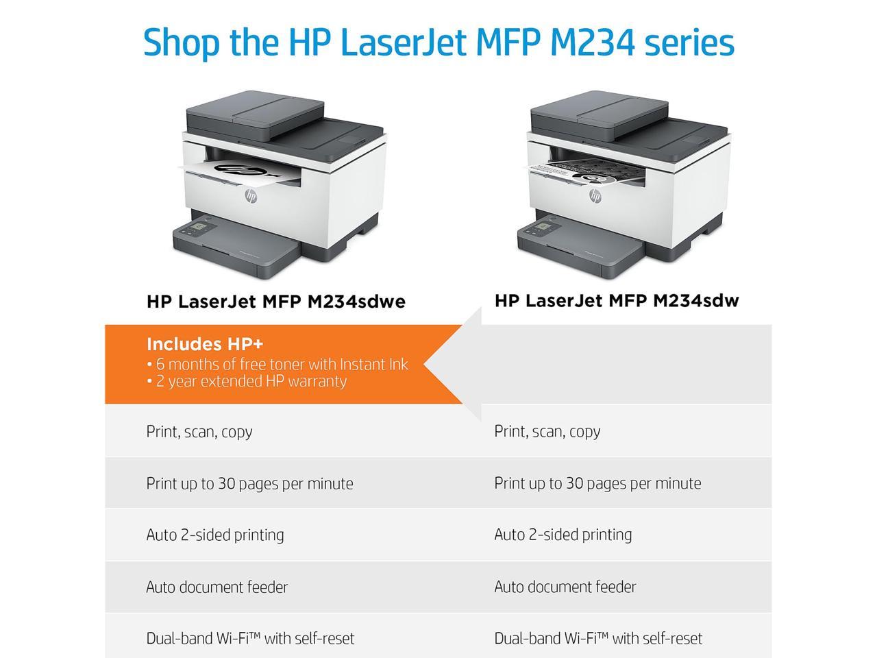 HP Laserjet M234sdwe Laser A4 600 x 600 DPI 30 ppm WiFi