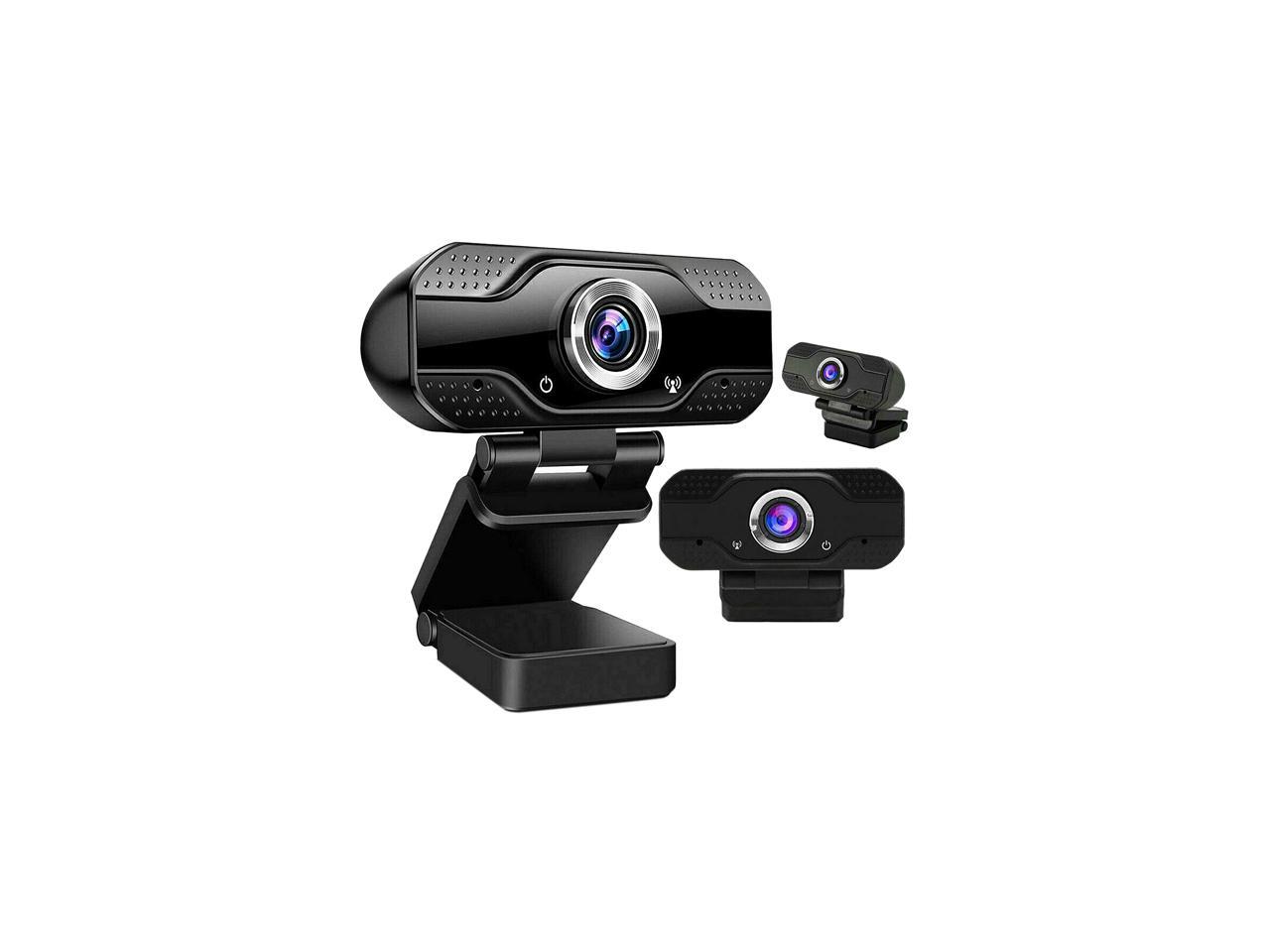 Webcam With Microphone For Desktop 1080p Hd Usb Computer Cameras With Privacy Shutter And Webcam 