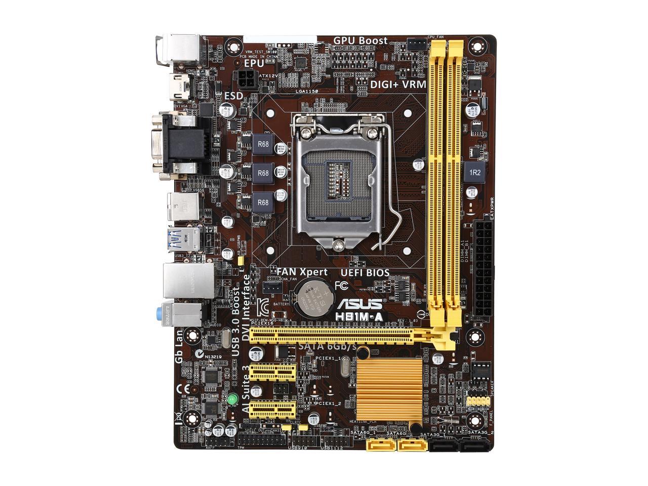 ASUS H81MA/C/SI Micro ATX Motherboard