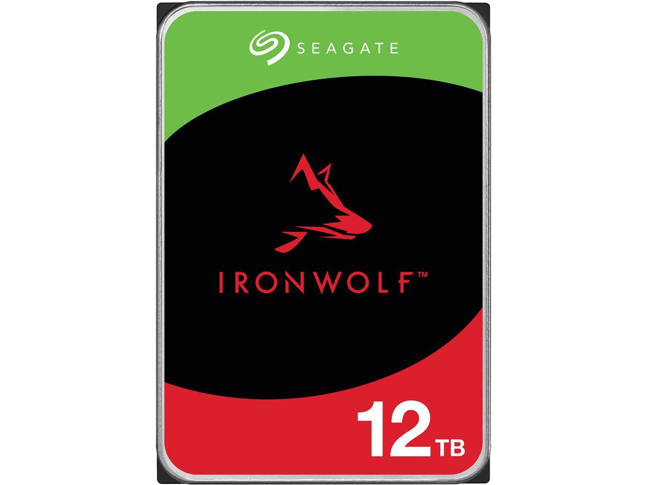 PC/タブレット PCパーツ Seagate IronWolf 12TB NAS Hard Drive 7200 RPM 256MB Cache SATA 6.0Gb/s CMR  3.5