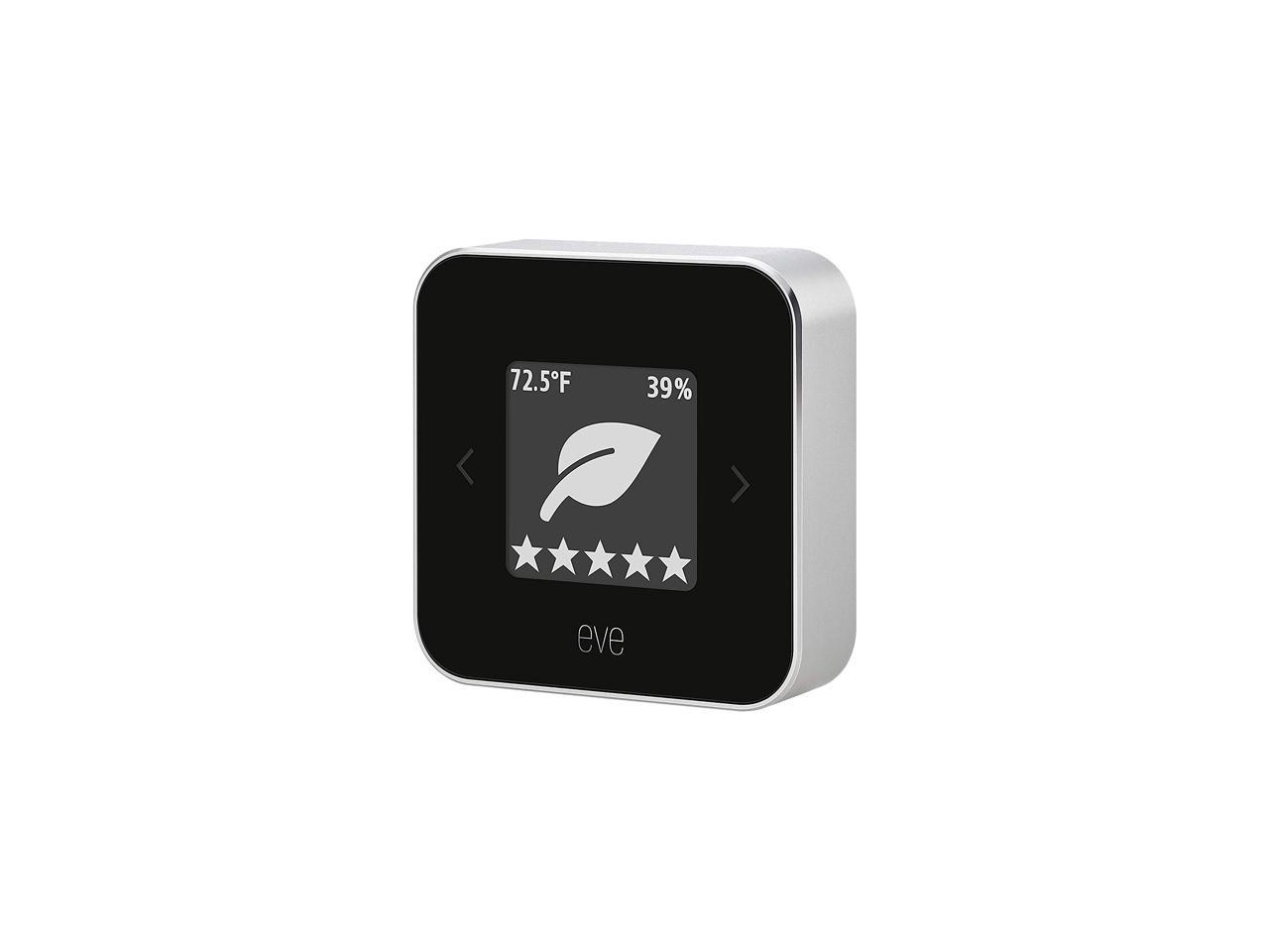 Eve Room Apple HomeKit Smart Home Indoor Air Quality Monitor for Tracking VOC, Temperature