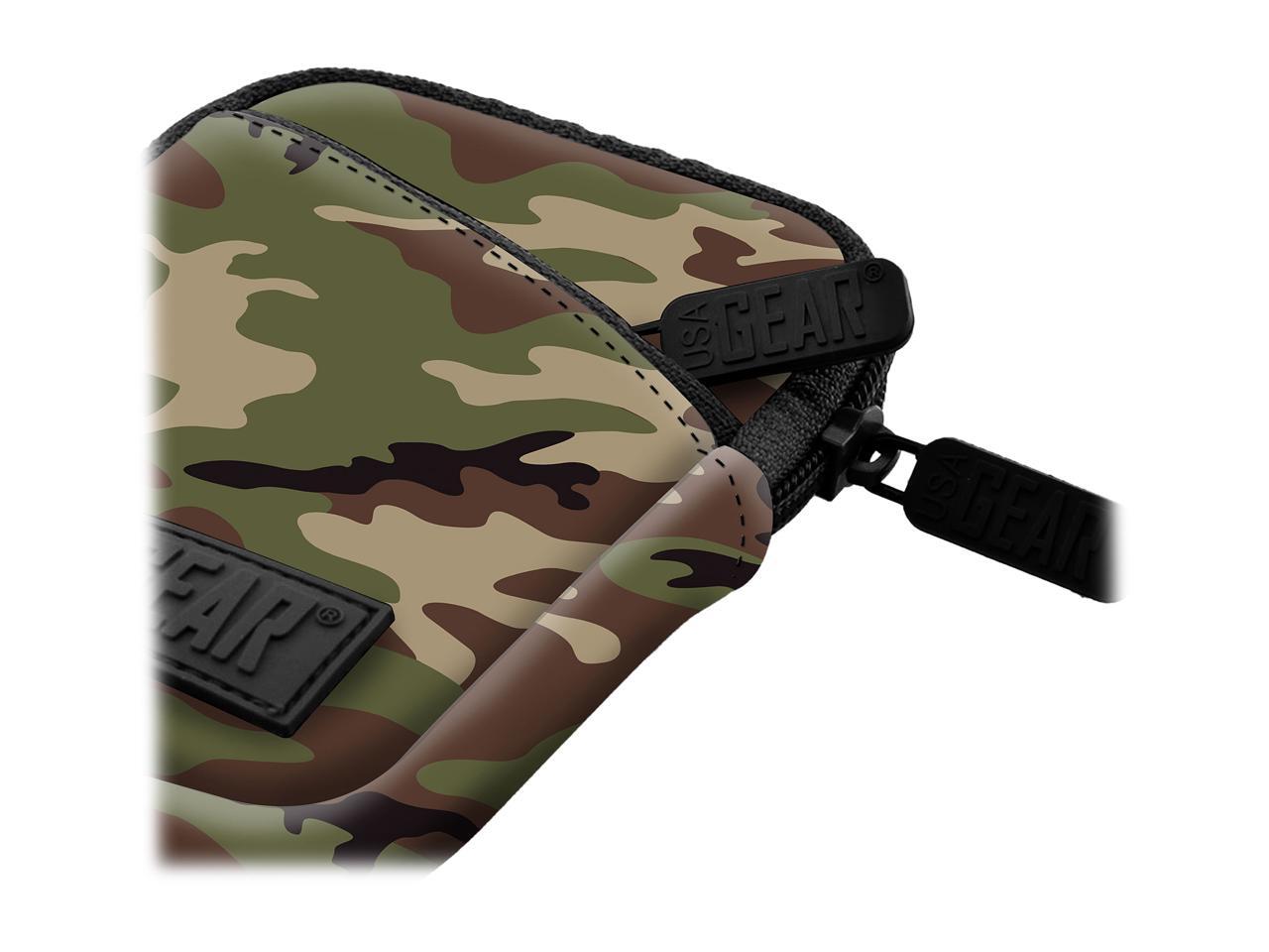 USA Gear Compact Camera Case Bag Battery & Memory Storage, Scratch