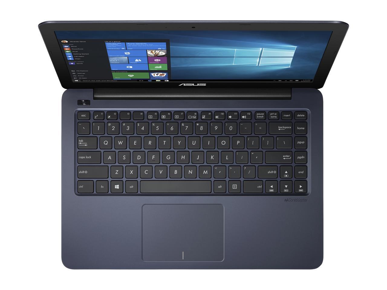 ASUS L402 Thin and Light Laptop, 14" HD, AMD E2-6110 Processor, AMD ...