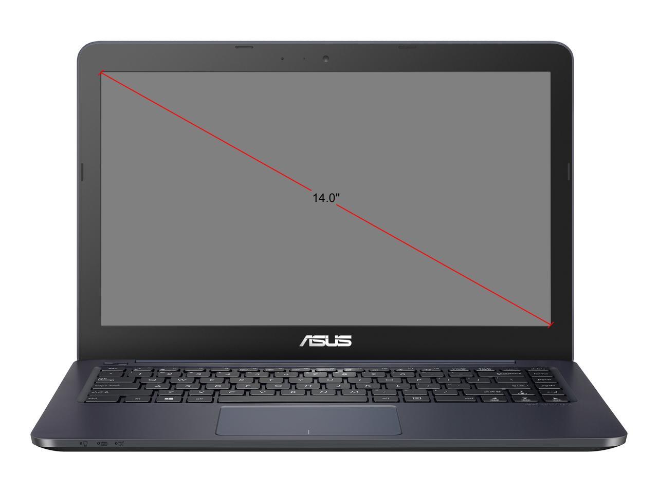ASUS L402 Thin and Light Laptop, 14" HD, AMD E2-6110 Processor, AMD ...