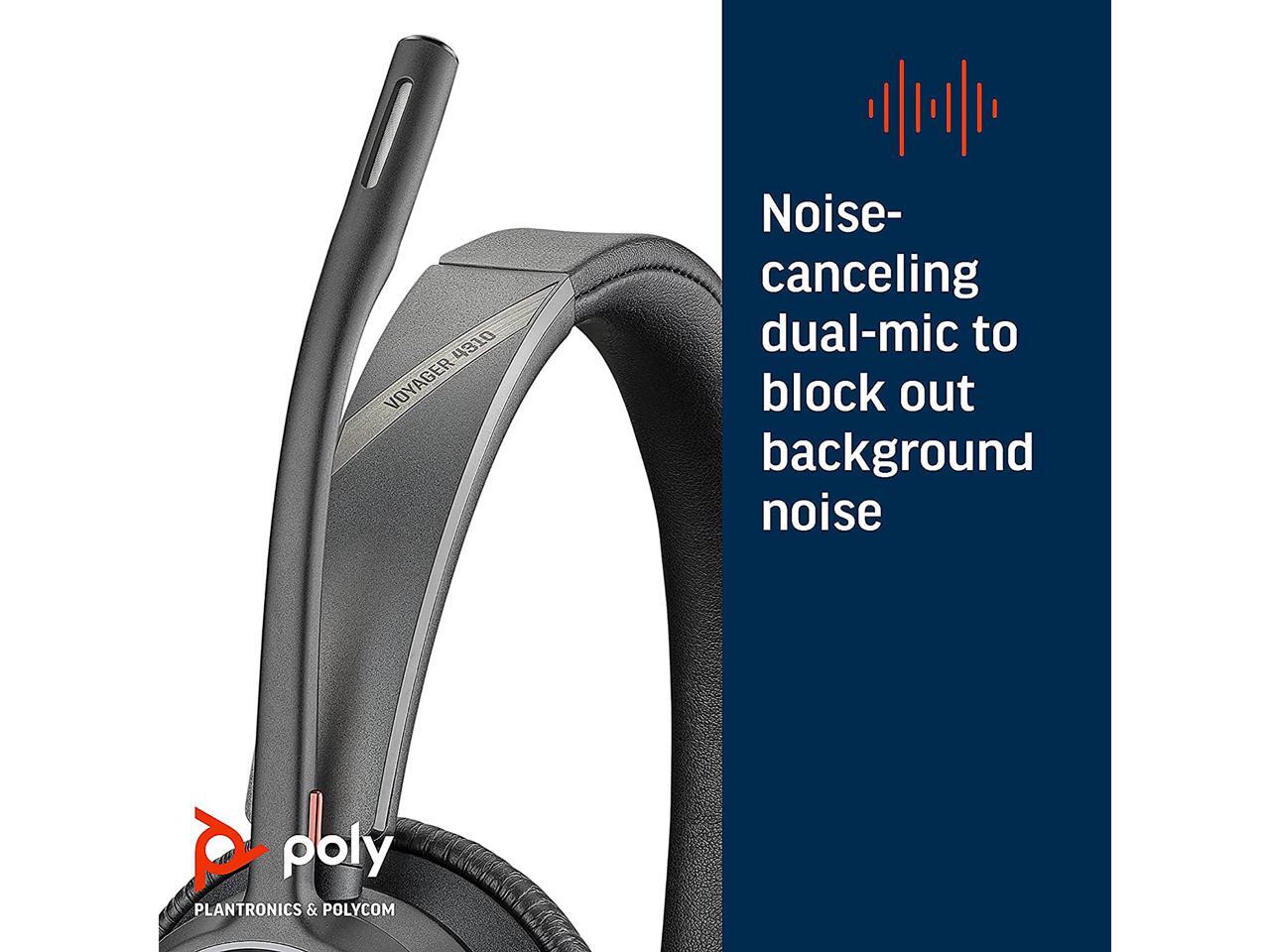 Poly Voyager 4310 UC Wireless Headset (Plantronics) SingleEar