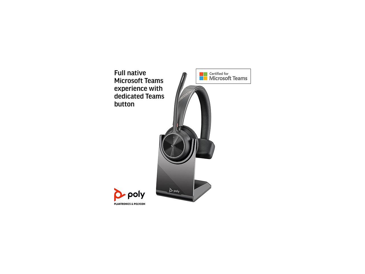 Poly Voyager 4310 Uc Wireless Headset Charge Stand Plantronics