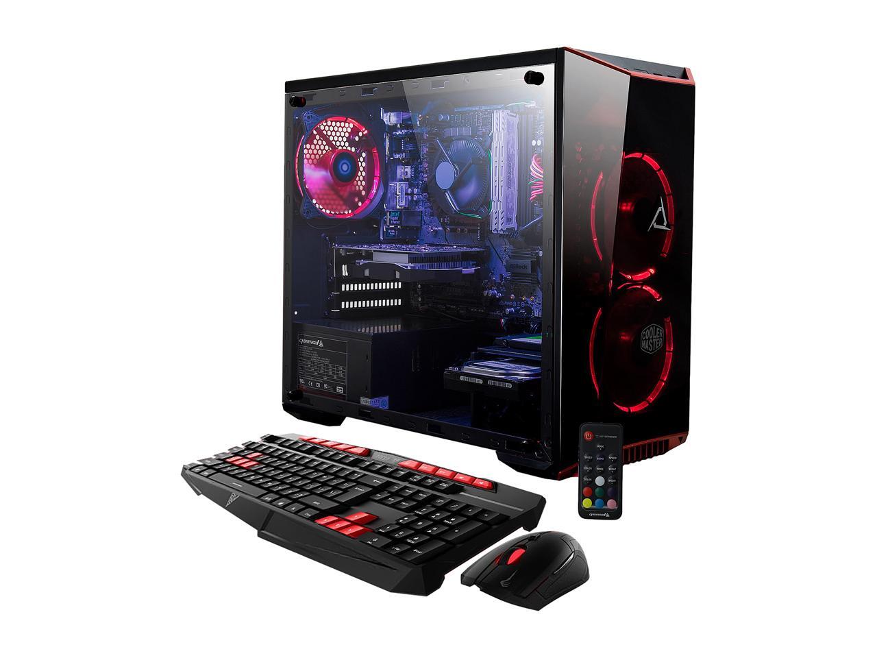 CLX SET Gaming Computer Intel Core i7 8700 3.20 GHz 6Core, 16GB DDR4