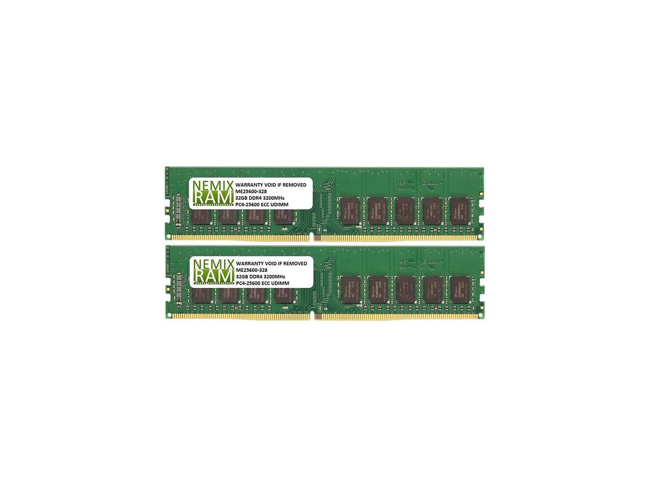 NEMIX RAM NEMIX RAM 128GB 4x32GB DDR4-3200 PC4-25600 2Rx8 ECC