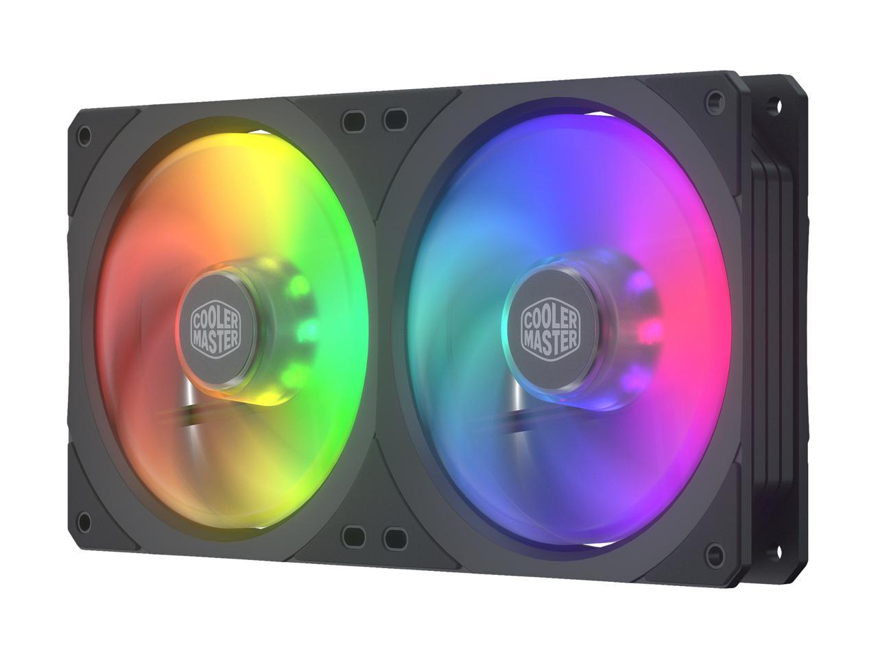 COOLERMASTER MFX-B2D2-18NPA-R1 MasterFan SF240R ARGB Fan - Newegg.com