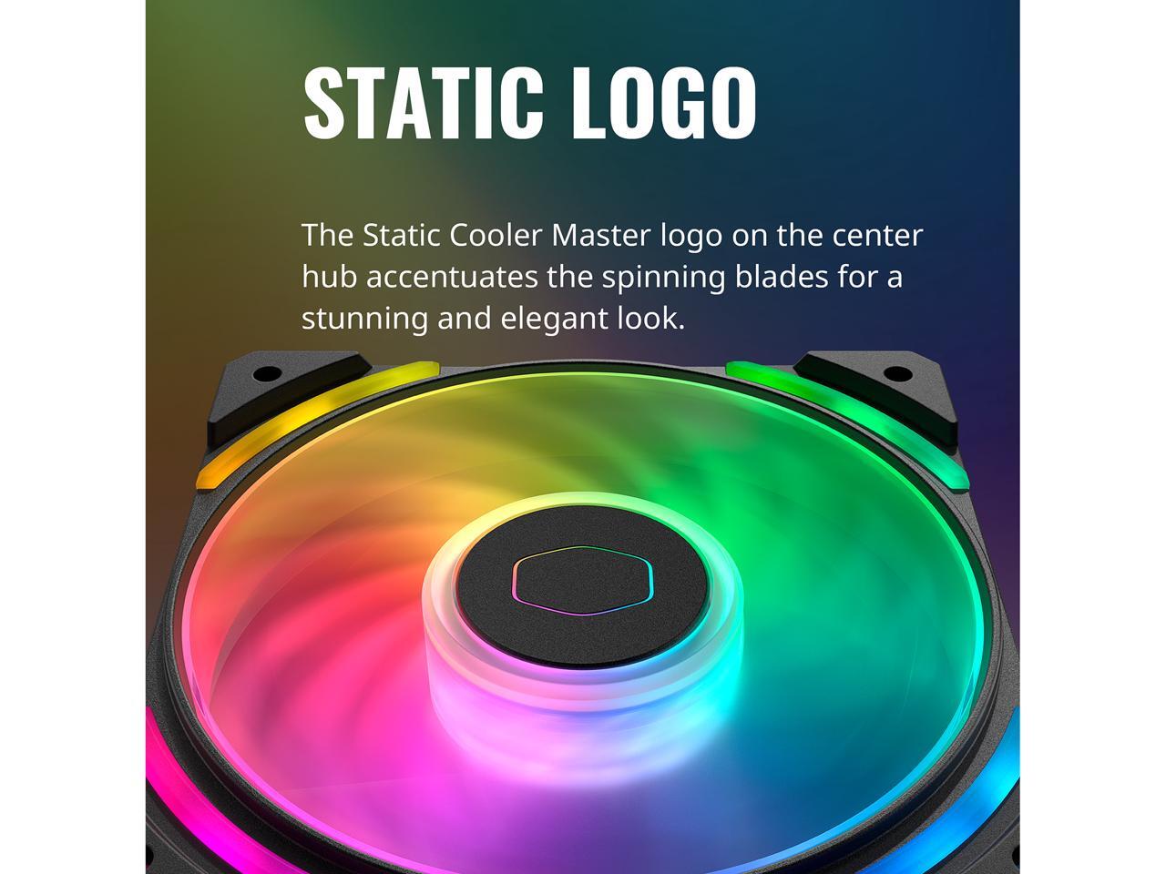 Cooler Master MasterFan SF120M ARGB Industrial Grade 120mm PWM Fan w
