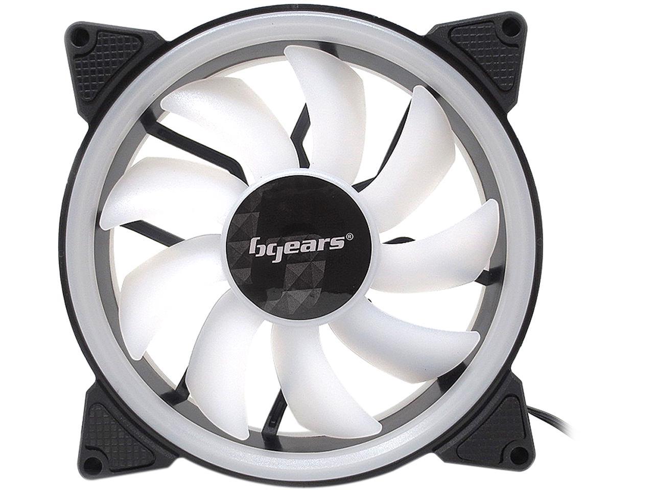 BGears B-DualRing 120mm 30 White LEDs Fan With 101 CFM At 2000 RPM ...