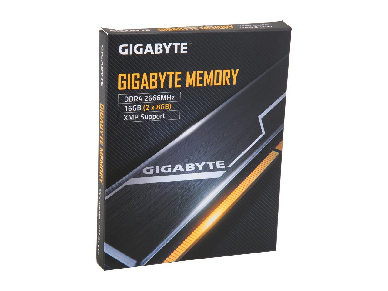 Gigabyte 16GB (2 x 8GB) DDR4 2666 (PC4 21300) Desktop Memory Model GP ...