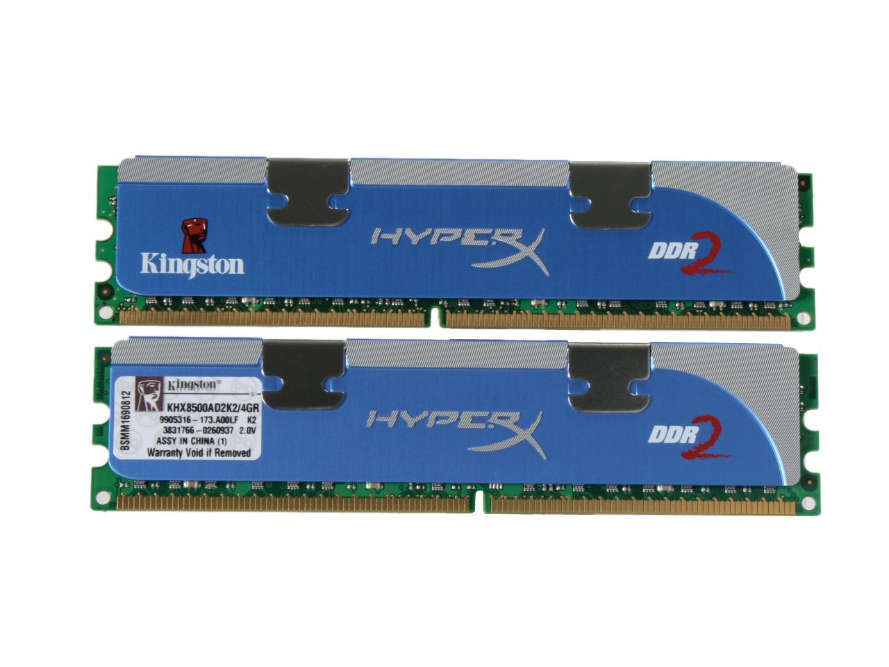 Почему ddr2 4gb не работает на intel