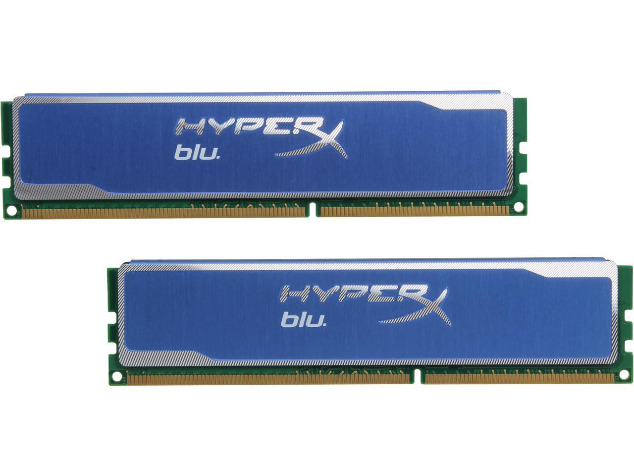HyperX Blu 8GB x 4GB) DDR3 1333 Desktop Model KHX1333C9D3B1K2/8G - Newegg.com