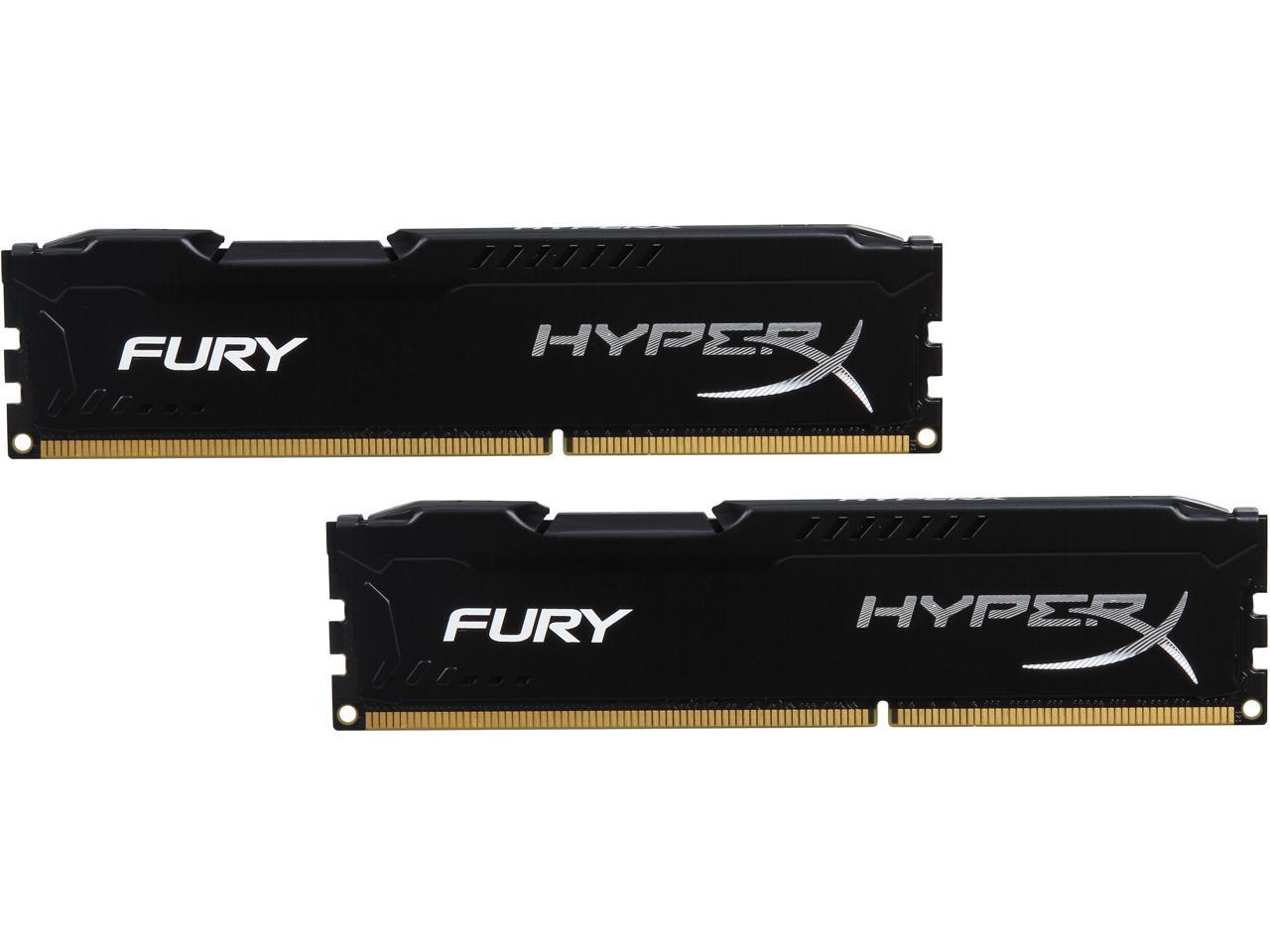 Onderscheid molen Onverenigbaar HyperX FURY 8GB (2 x 4GB) DDR3 1600 (PC3 12800) Desktop Memory Model  HX316C10FBK2/8 - Newegg.com